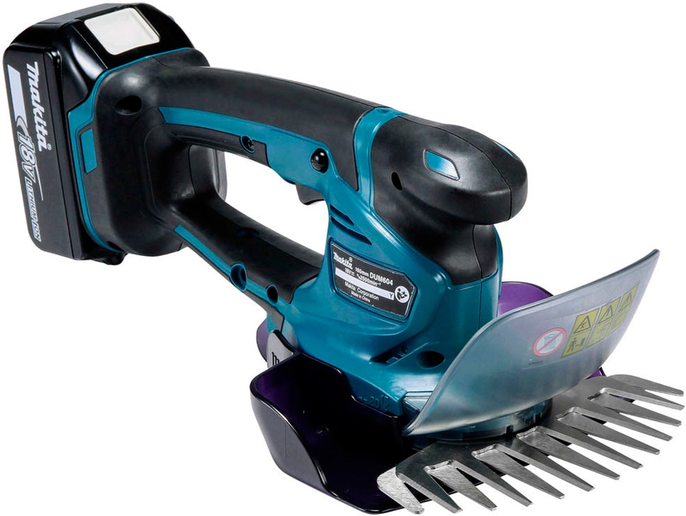 Makita Akku-Gras- und Strauchscherenset »DUM604RFX«, mit LXT Akku 18 Volt/3,0 Ah und Schnellladegerät