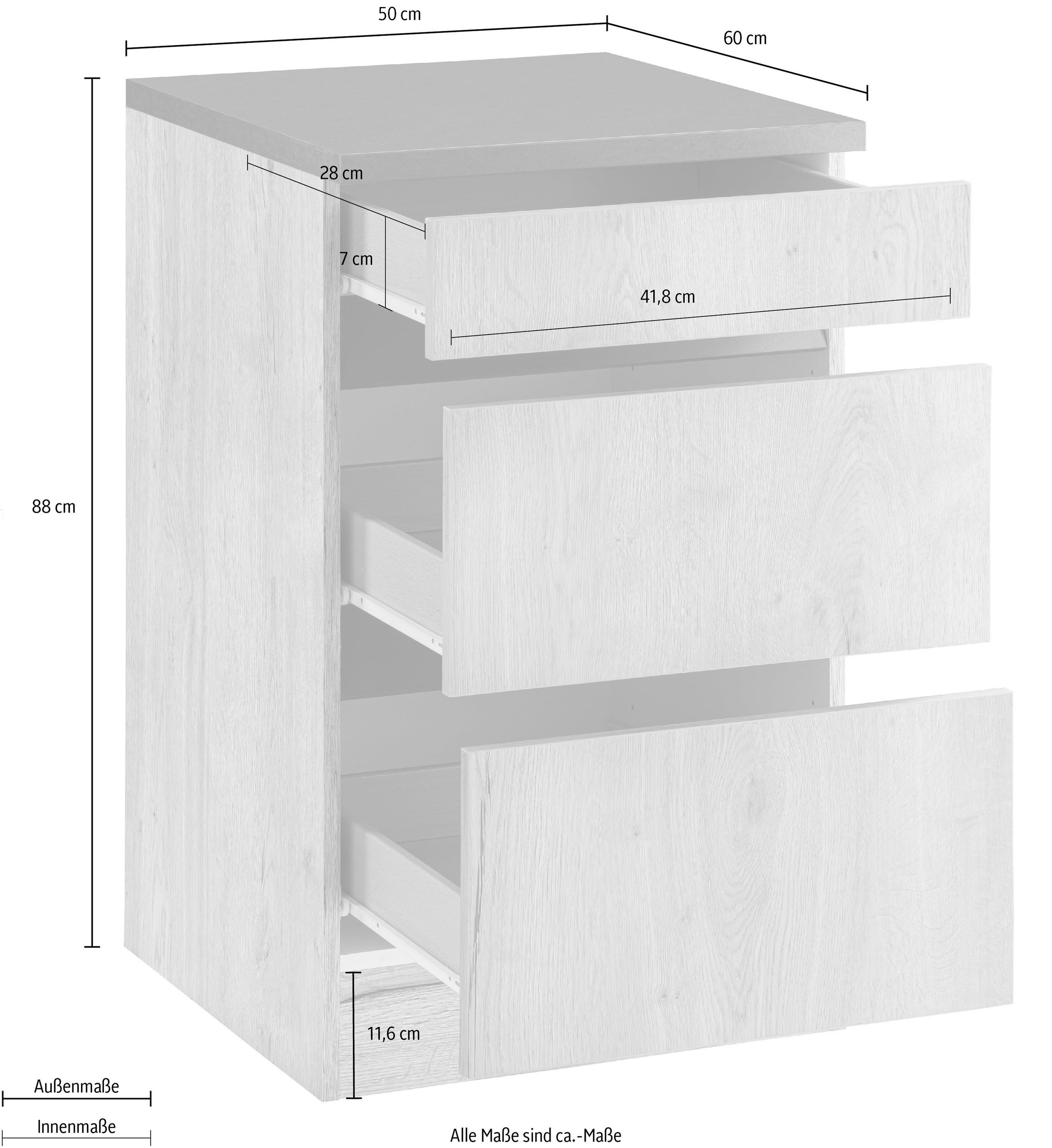 OPTIFIT Unterschrank »Roth«, Breite 50 cm auf Rechnung bestellen