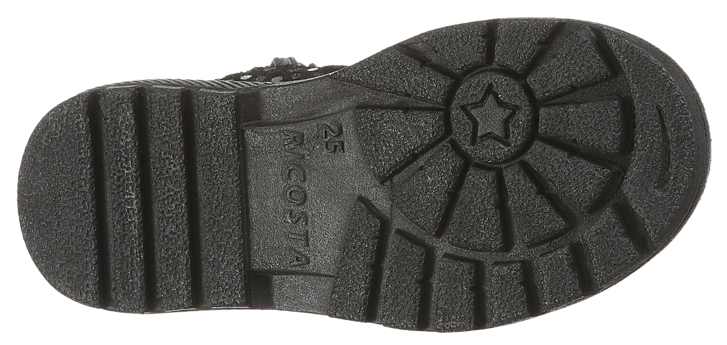 Ricosta Schnürboots »Anni WMS: normal«  Glitzerschuh mit TEX-Ausstattung, Größenschablone zum Download