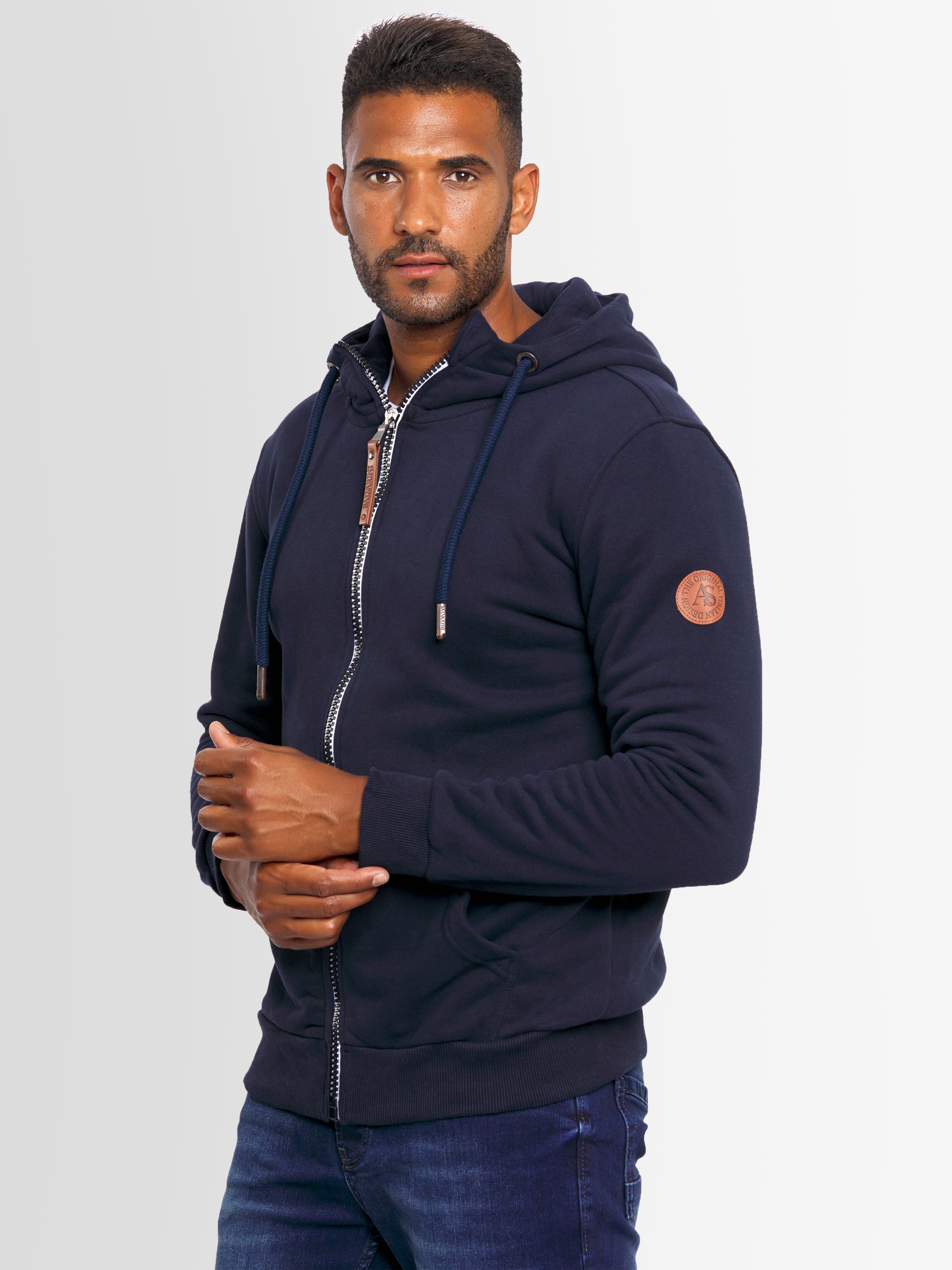 Alessandro Salvarini Sweatjacke »Alessandro Salvarini Herren Sweatjacke AS292«