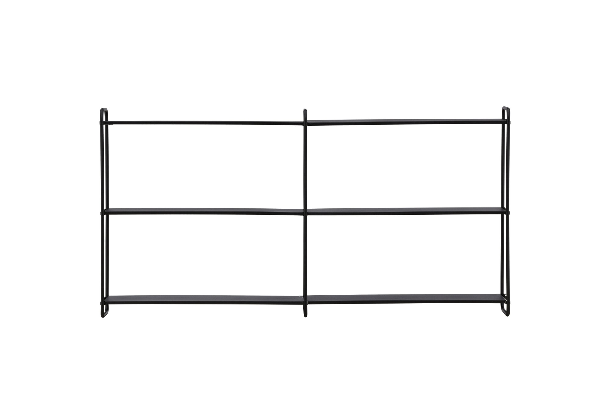 Venture Home Regal »Lyon, Wandregal, langes Format, Breite 122 cm« Hängeregal, Pulverbeschichtung, schlank, anspruchsvoll, vielseitig