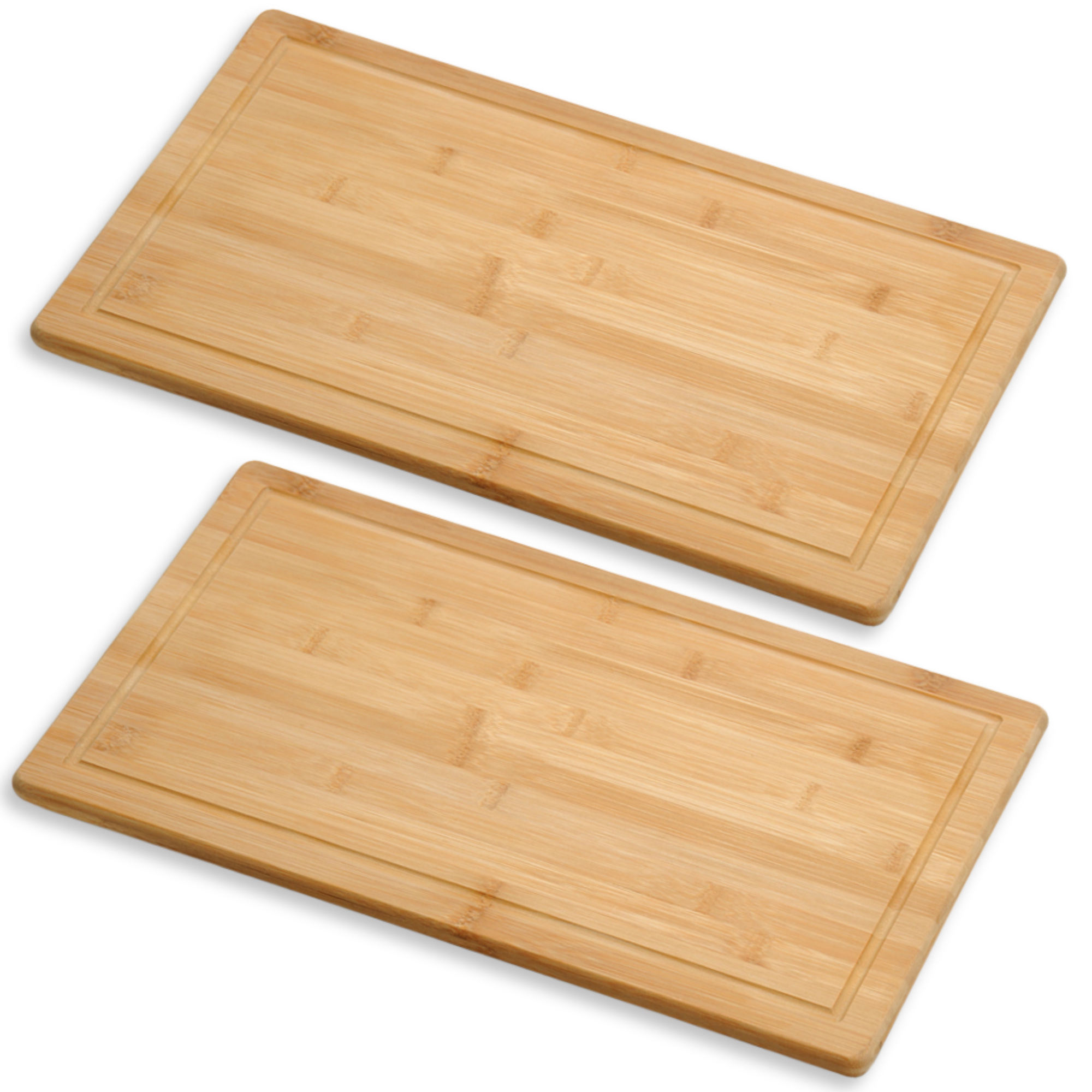 KESPER® Schneidebrett »Schneide-& Abdeckplatte, Bambus« 2er Set