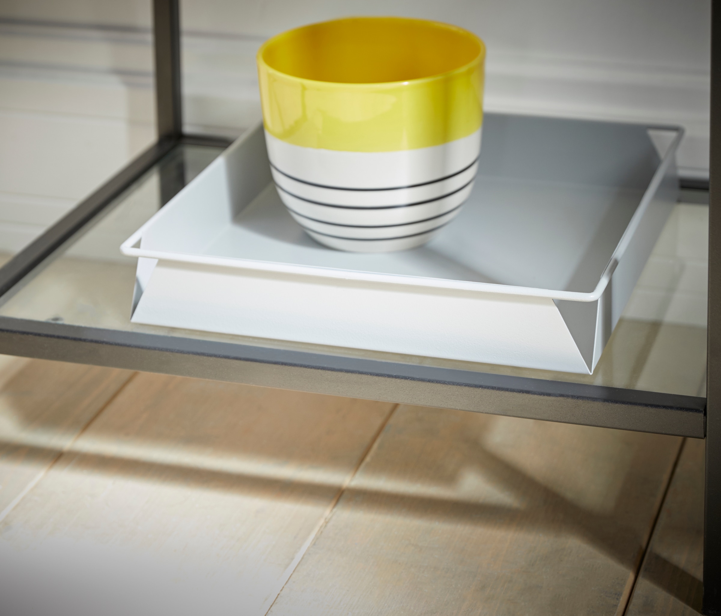 andas Tablett »Nilsby«, (Set, 3 tlg., 31x31x5 cm / 26x26x5 cm / 21x21x5 cm)