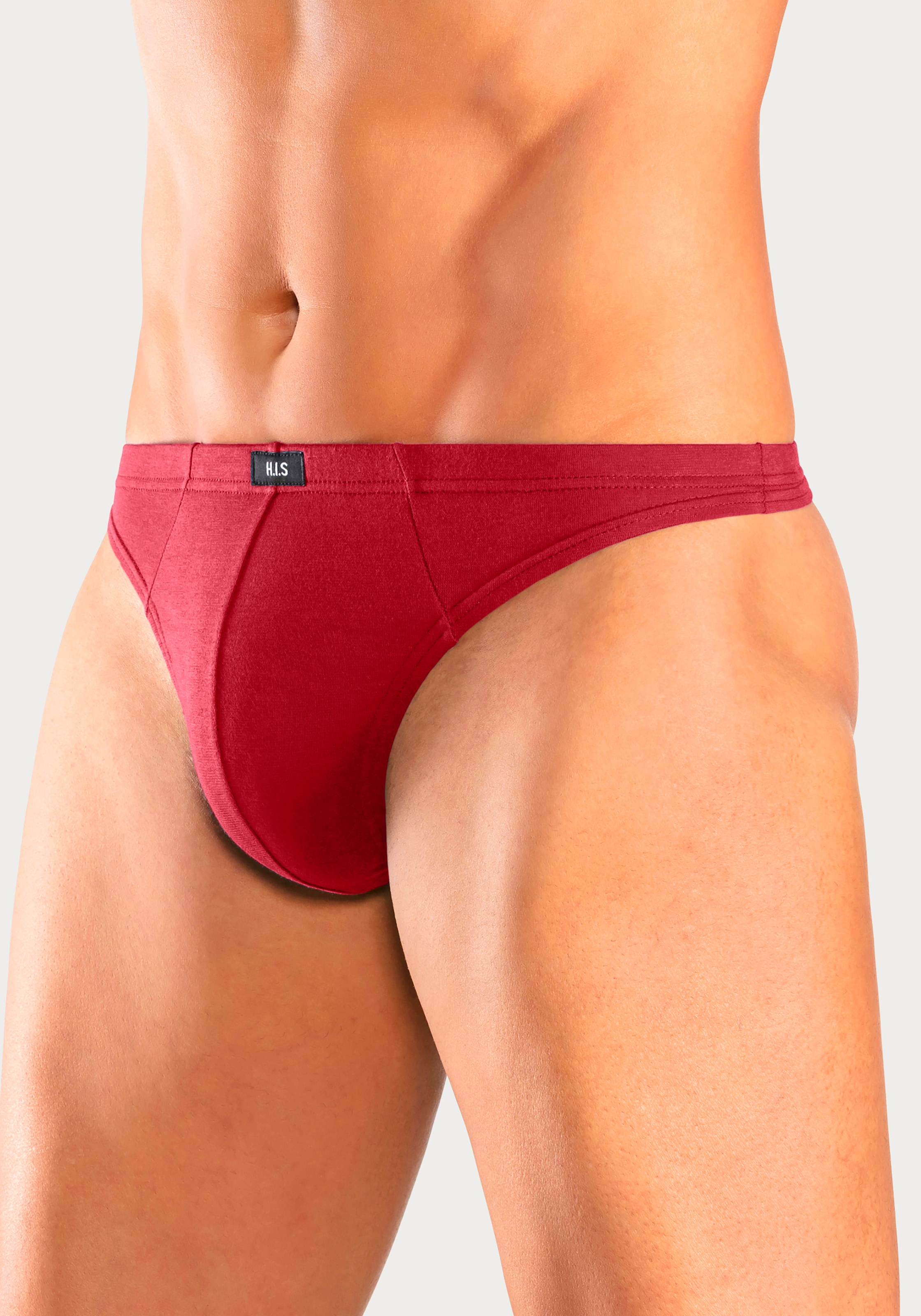 H.I.S String »Herren Unterhose«, (Packung, 5 St.), in Baumwollstretch-Qualität