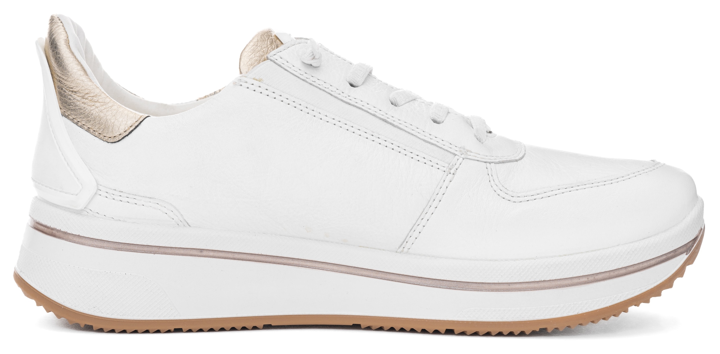 Ara Slip-On Sneaker »SAPPORO«, Freizeitschuh, Schnürschuh mit Frottee-Futter, H-Weite