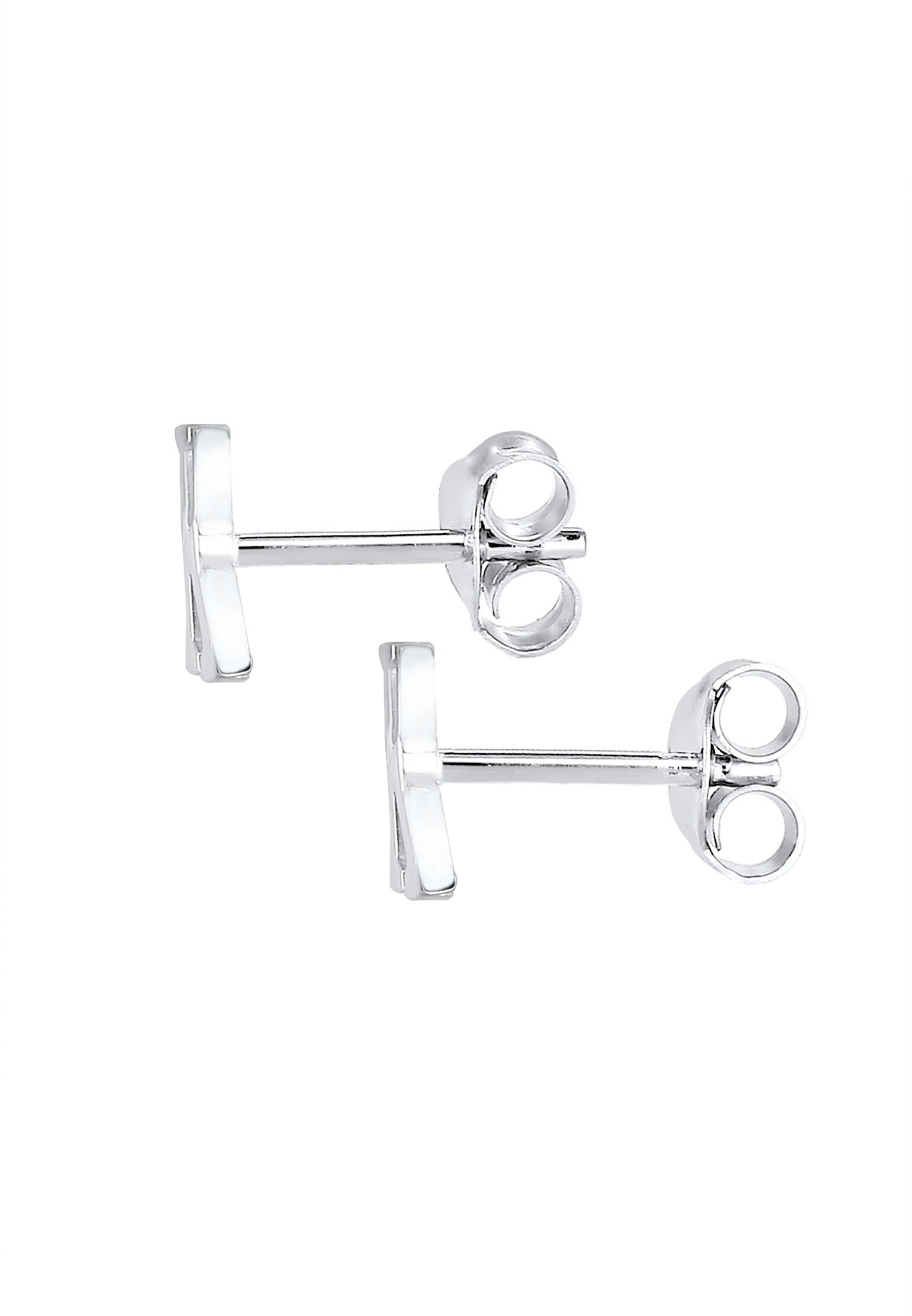 Elli Paar Ohrstecker »Ohrringe Ohrstecker Buchstabe K Initiale 925 Sterling Silber«
