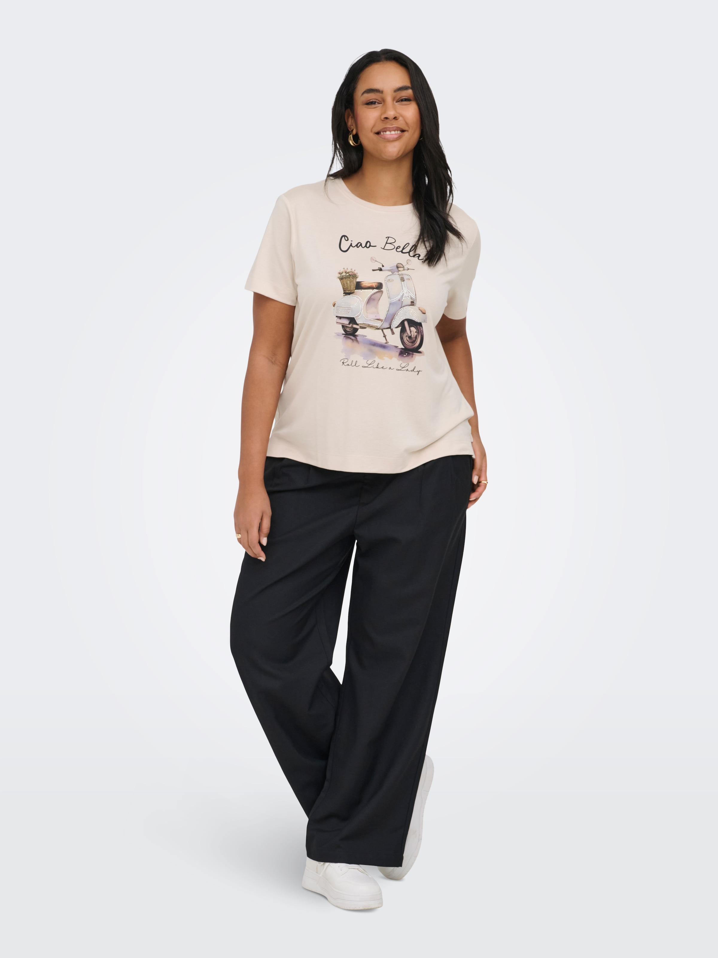 ONLY CARMAKOMA T-Shirt »CARNIKO LIFE S/S O-NECK REG TEE JRS«