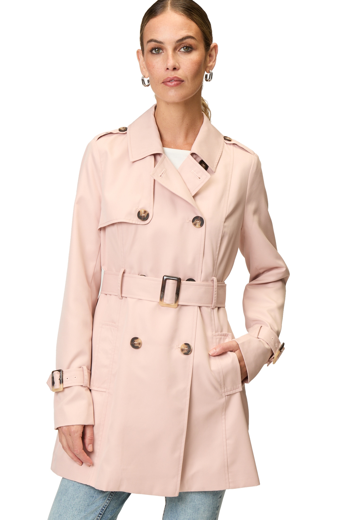 Zero Trenchcoat »Trenchcoat mit Bindegürtel«