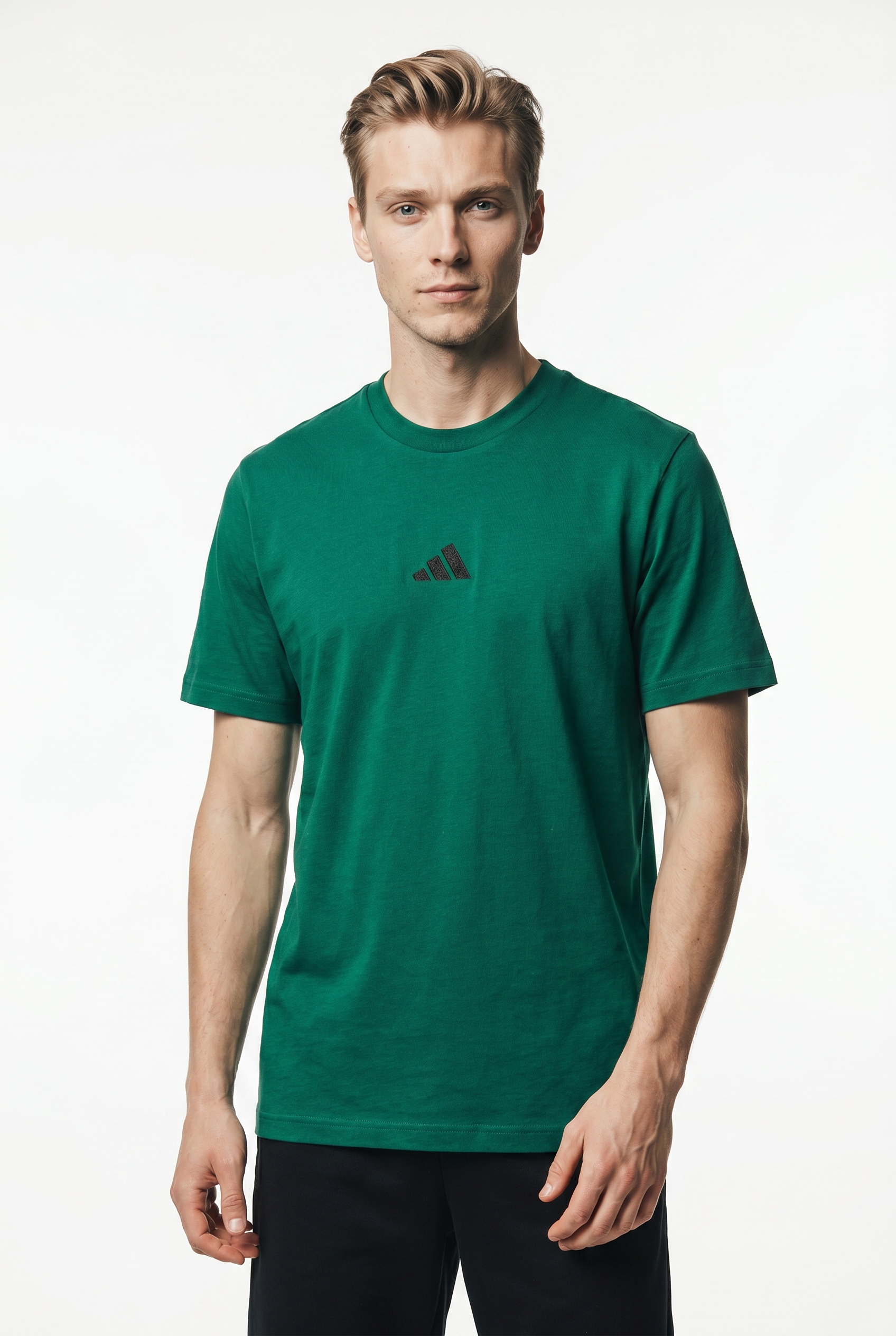 adidas Sportswear »M SL SJ T« sportliches Kurzarmshirt, mit Rundhalsausschnitt