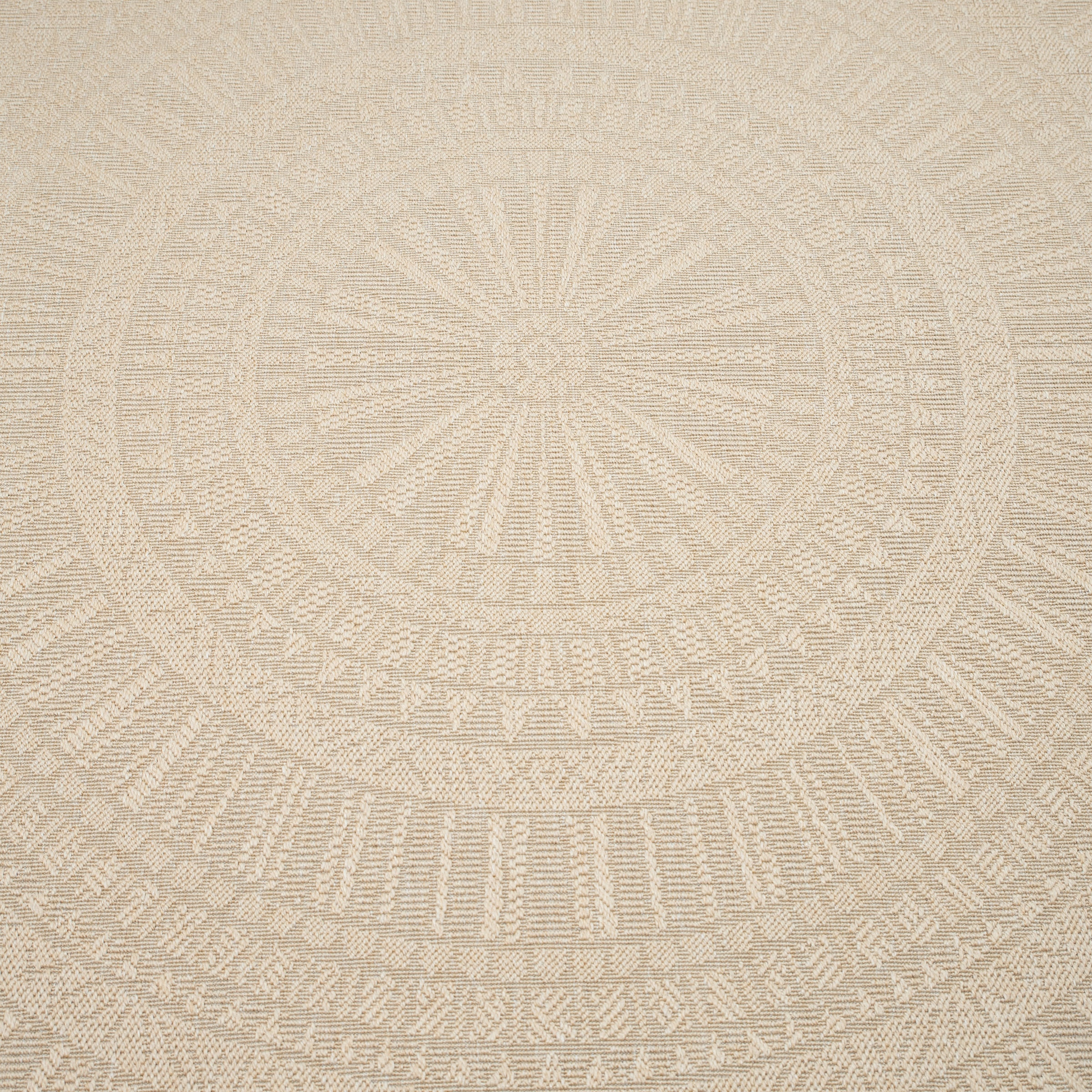 Bruno Banani Teppich »Solan, ethno, boho-inspiriert, In- und Outdoor geeignet« rechteckig 5 mm Höhe Mandala, Kreise, Küche, Wohnzimmer, Camping, Balkon