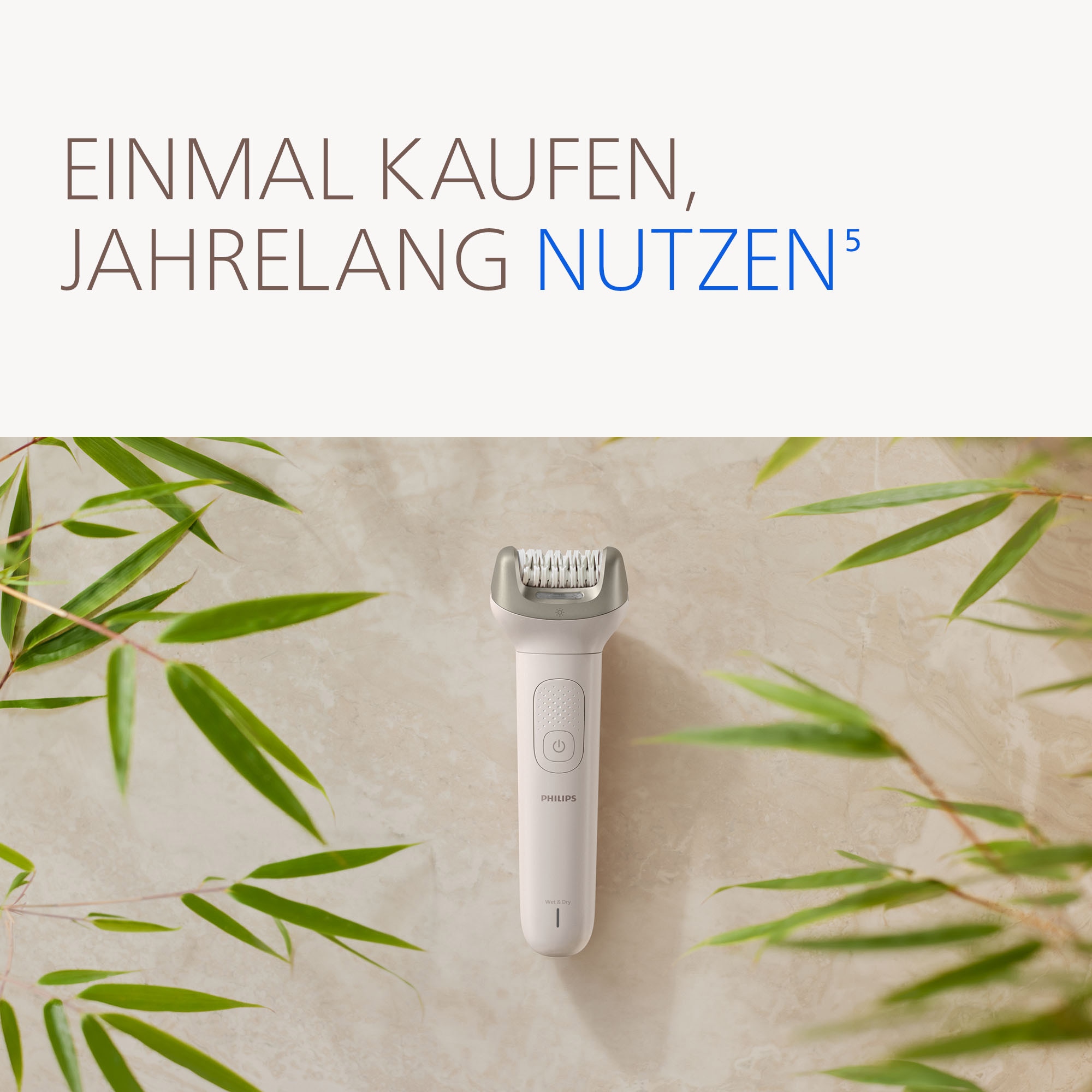Philips Epilierer »Series 9900 BRE738/00« 4 Stk. Aufsätze Nass-und Trockenfunktion, inkl.Gesichtsreinigungsbürste