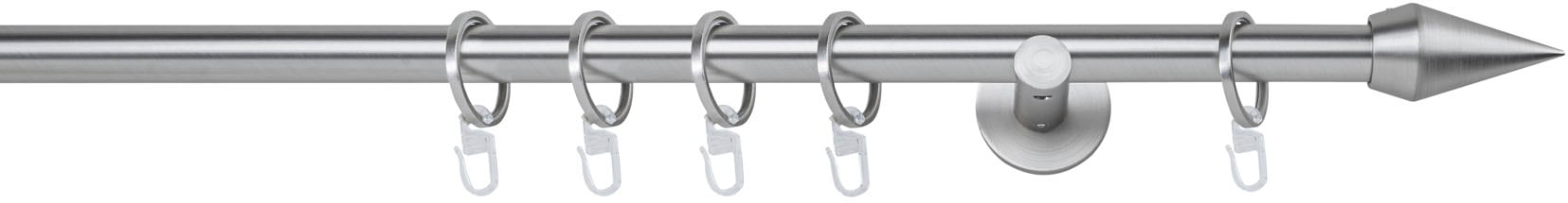 mydeco Gardinenstange »20mm Point Wandträger 6,5 cm« 1 läufig-läufig Fixmaß