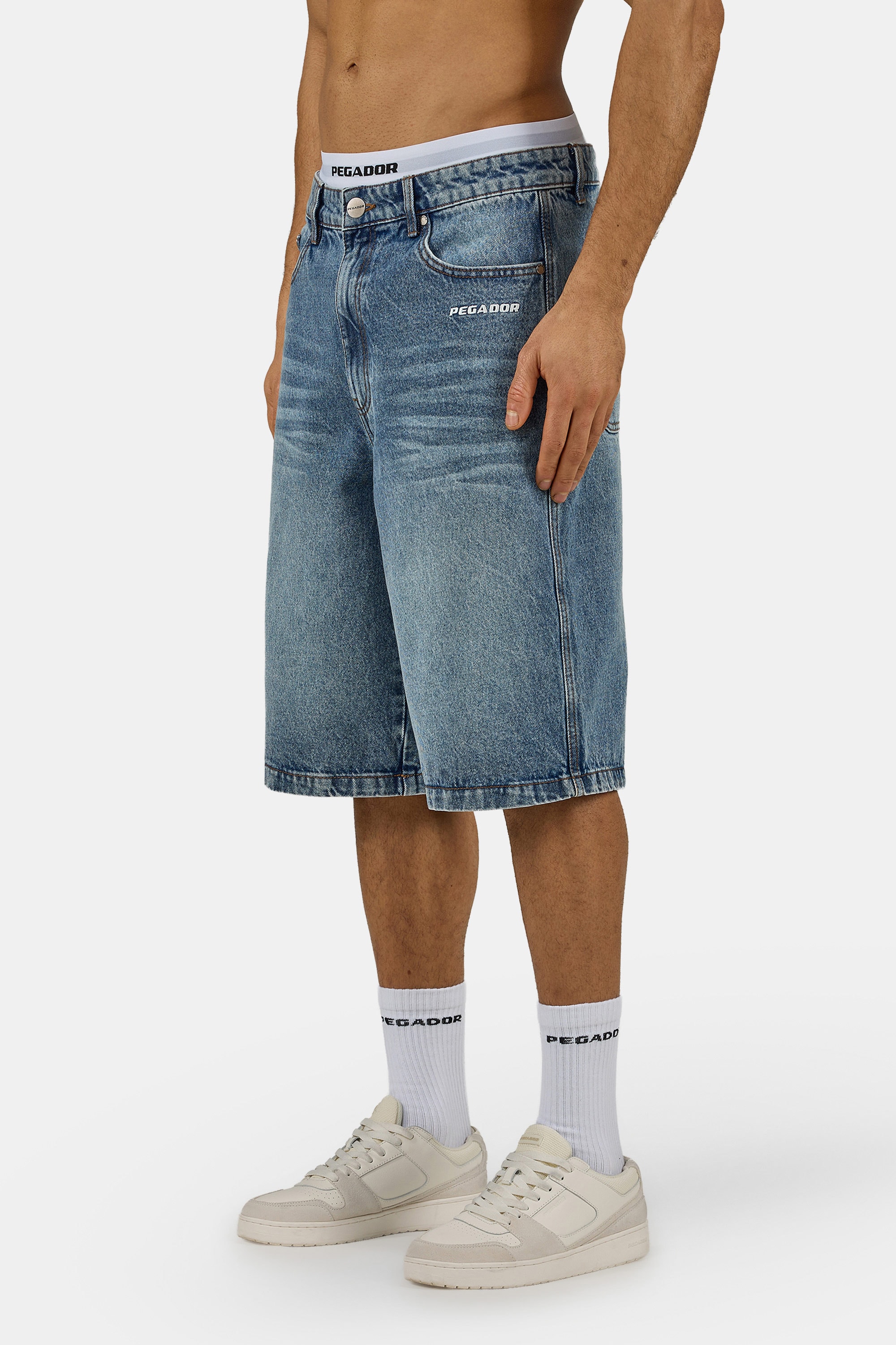 PEGADOR Jeansshorts »Kolar Jorts« Baumwolle, regular fit