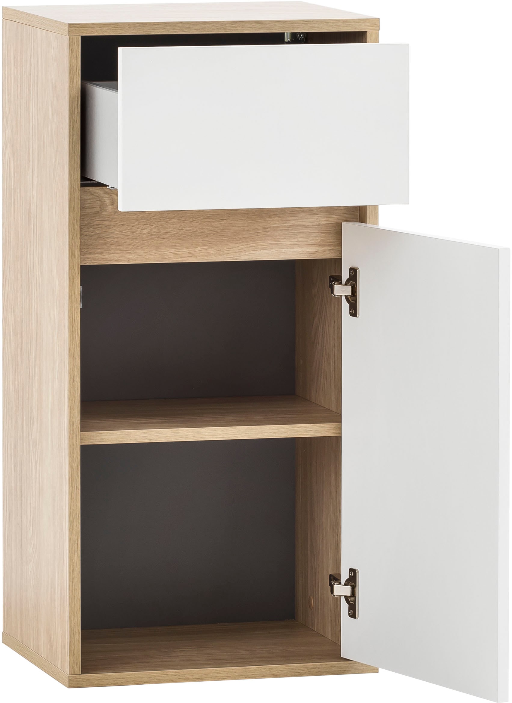 Schildmeyer Unterschrank »Mali, Breite 40 cm« Holzdekor mit fühlbarer Struktur, Grifflose Türöffnung