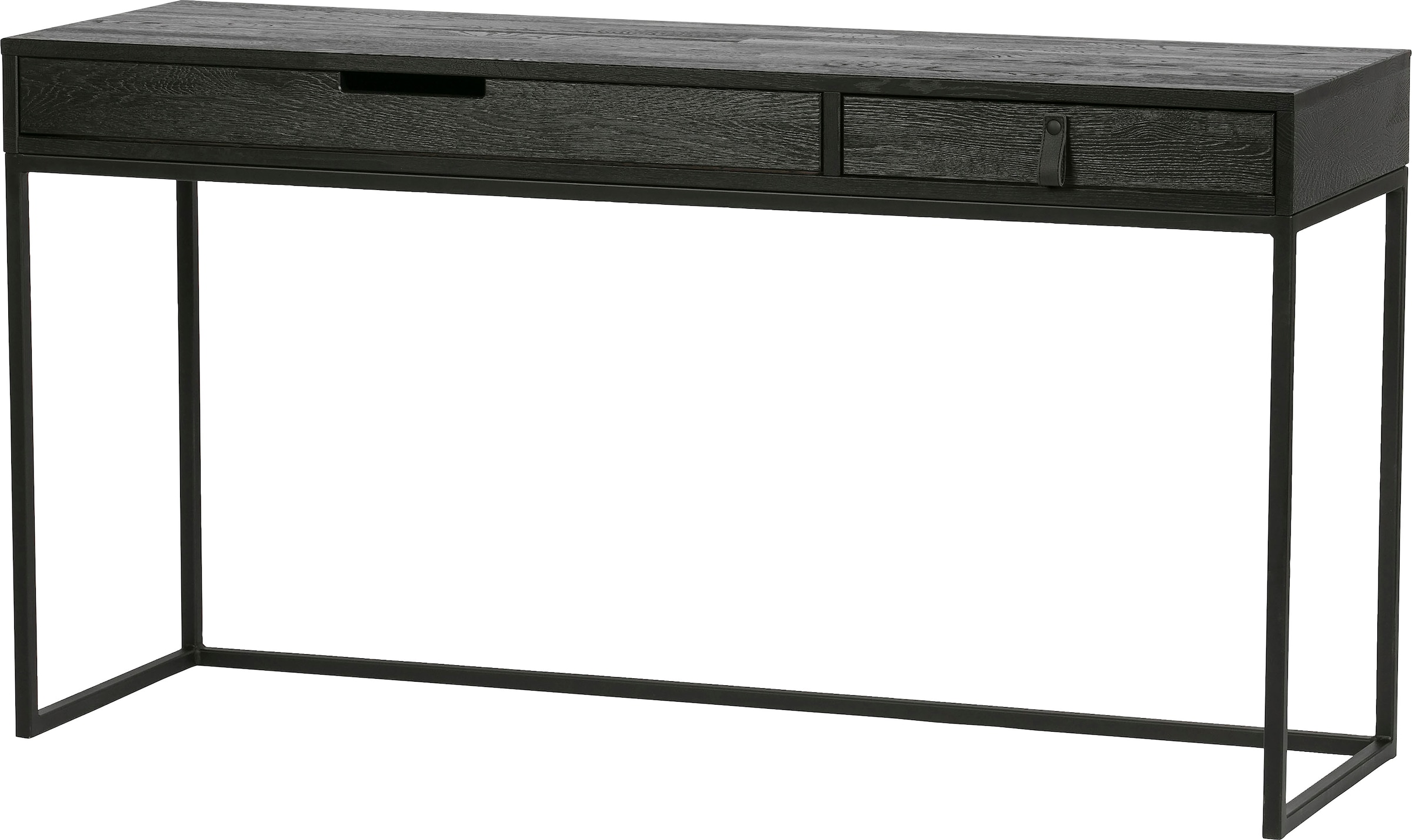 WOOOD Schreibtisch »Silas«, zwei Schubladen, Holz teilmassiv, H 75 cm x B 140 cm