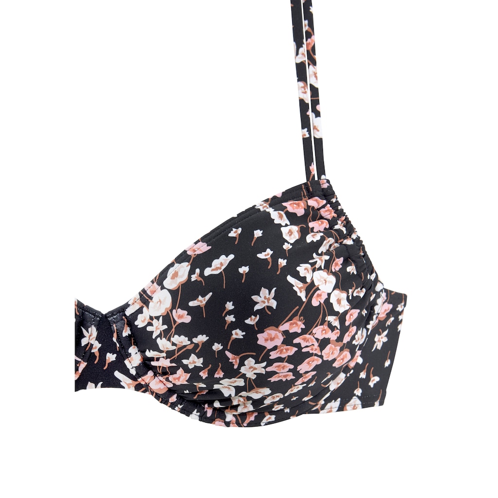 LASCANA Bügel-Bikini-Top »Blair«, mit floralem Design