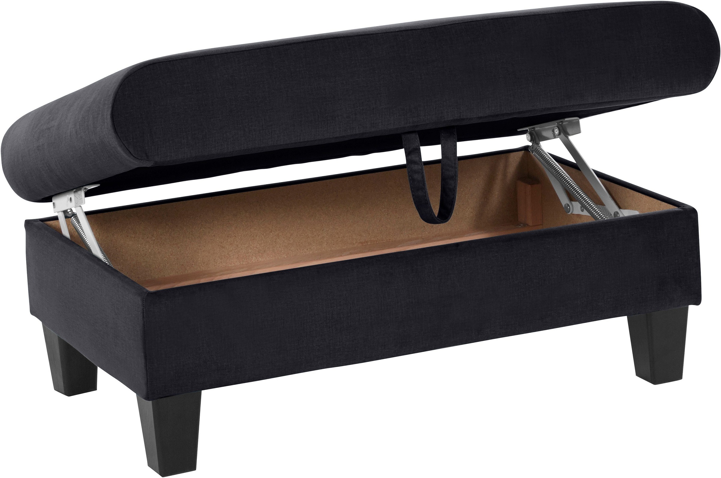 COTTA Polstergarnitur »Morven L-Form«, (Set), Set bestehend aus: Ecksofa mit Kopfteilverstellung & Hocker