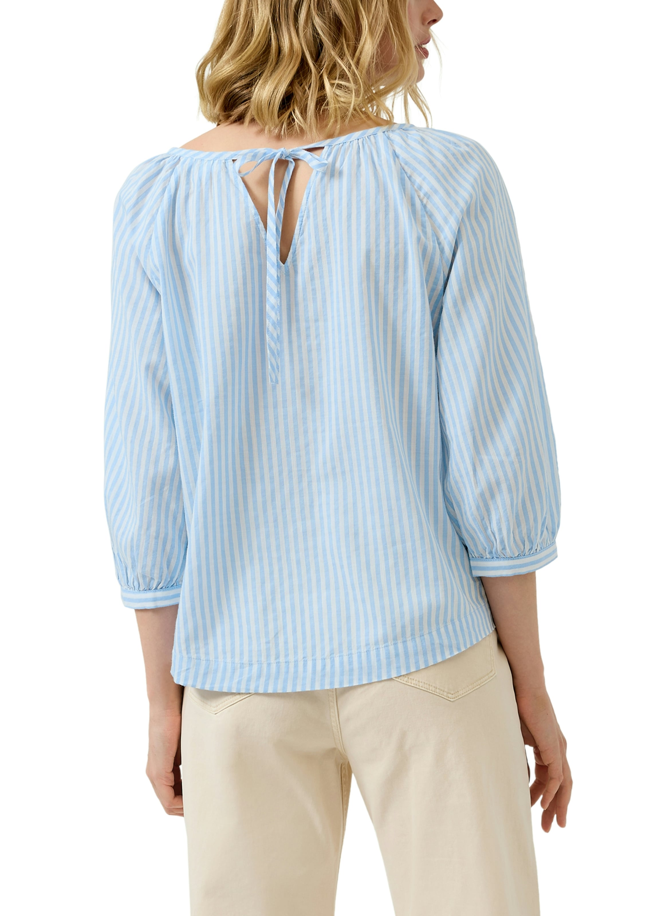 s.Oliver Klassische Bluse mit Streifen Muster