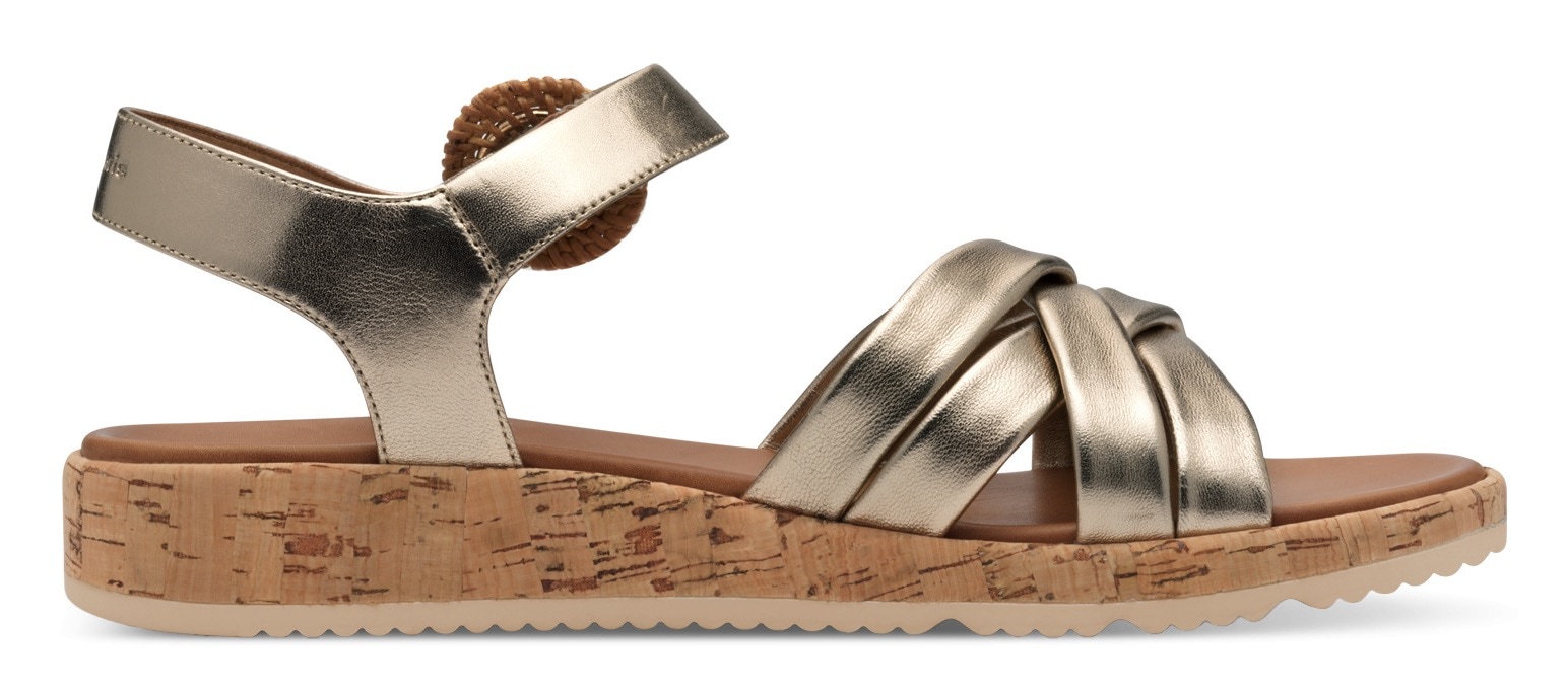 Tamaris Sandalette  , Plateau, Sommerschuh, Riemchensandale mit hübscher Zierschnalle
