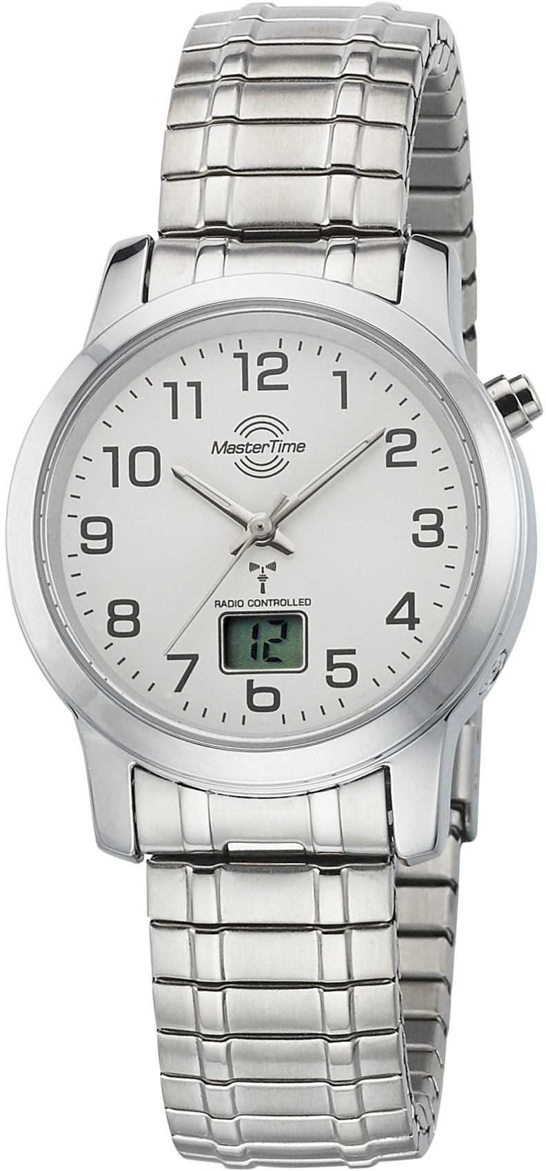 MASTER TIME Funkuhr »MTLA-10307-12M«, Armbanduhr, Quarzuhr, Damenuhr, Datum