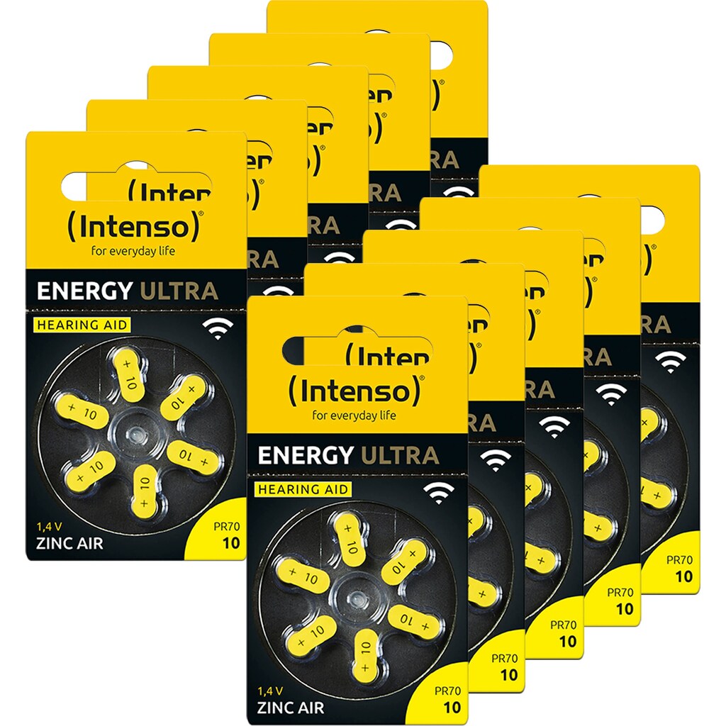 Intenso Batterie »60er Pack ENERGY ULTRA PR70 - 10«, (60 St.)