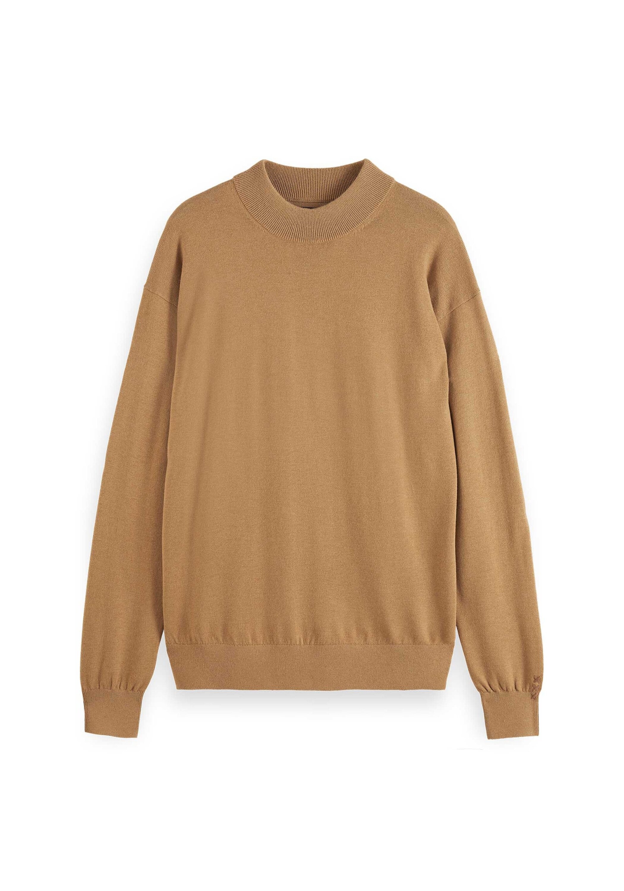 Sweatshirt »Strickpullover CORE - DROPPED SHOULDER MOCK NECK PULLOVER«