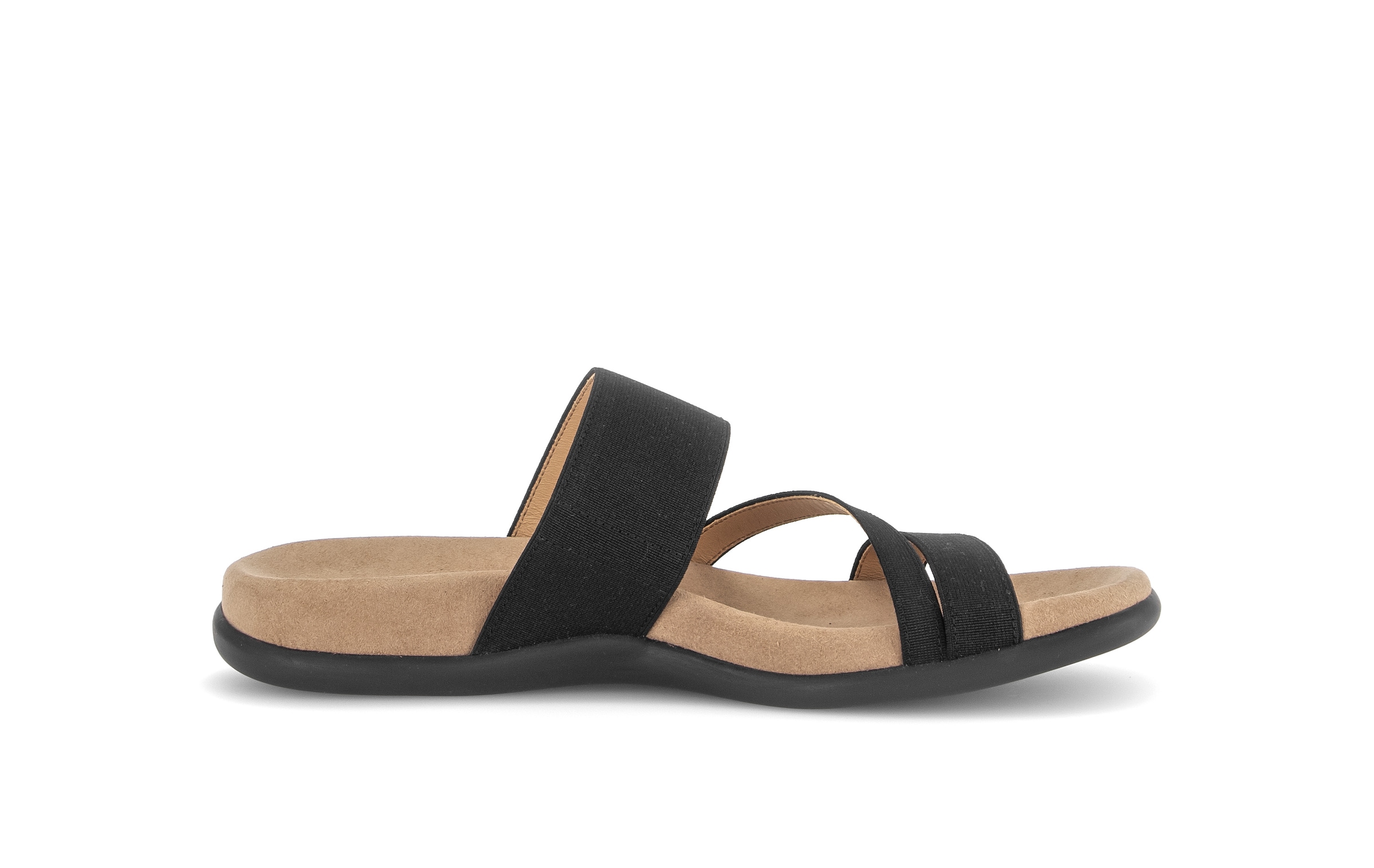 Gabor Pantolette  Keilabsatz, Schupfschuh, Sommerschuh mit feinen Riemen