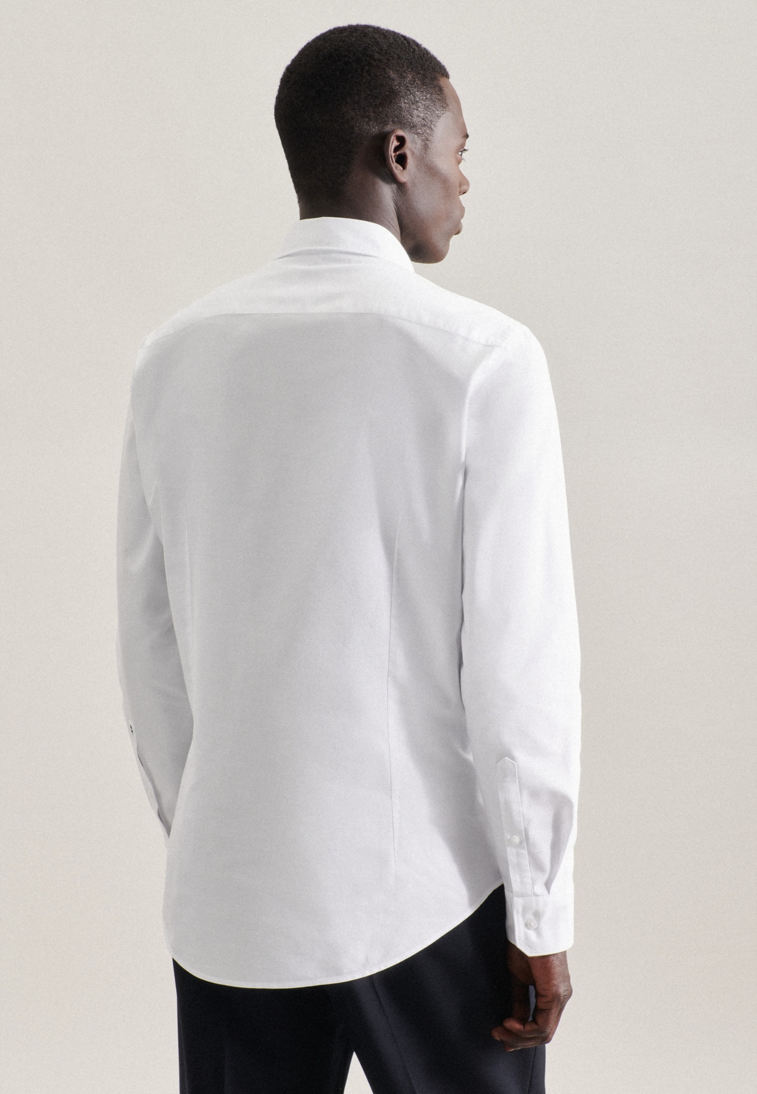 seidensticker Businesshemd »X-Slim«, X-Slim Langarm Button-Down-Kragen Uni