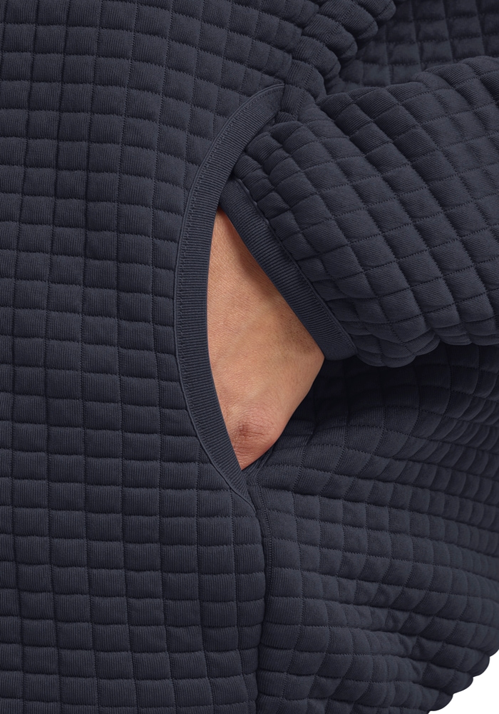 Jack Wolfskin Fleecejacke »MOGARI HOODED FZ W« mit Kapuze atmungsaktiv, leicht, Übergangsjacke, Waffel-Optik