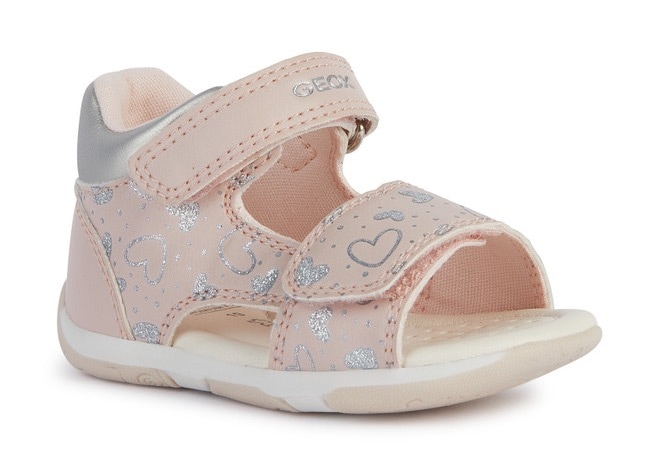 Geox Lauflernschuh »B SANDAL TAPUZ GIRL«, Sandale, Klettschuh, Babyschuh mit Klettverschlüssen