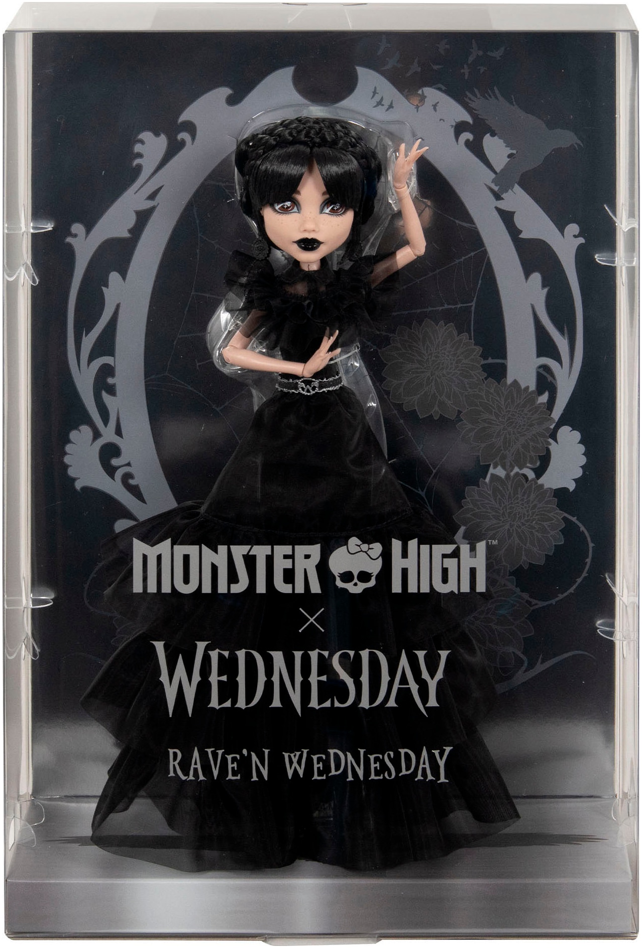 MonsterHigh™ Anziehpuppe »Wednesday, Rave’N Wednesday in schwarzem Kleid«