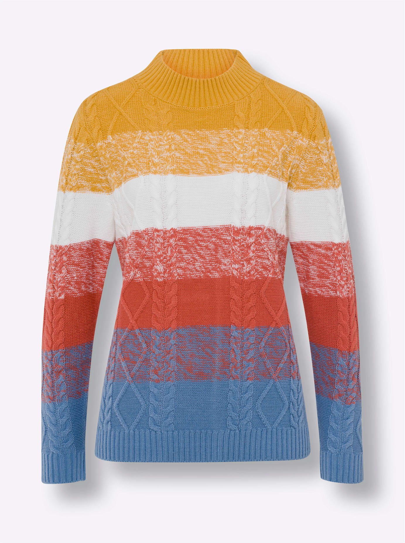 Classic Basics Stehkragenpullover »Rundhals-Pullover«