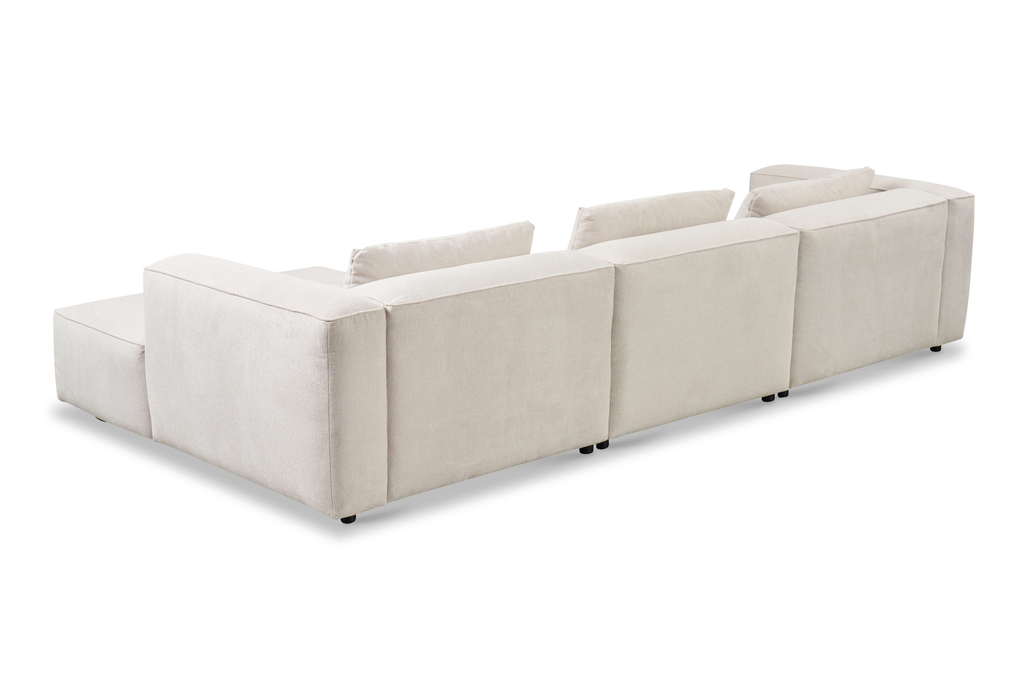 andas Ecksofa »Tvinnet« Breite 317 cm, extra tiefe Sitzfläche, kubisches Sitzvergnügen