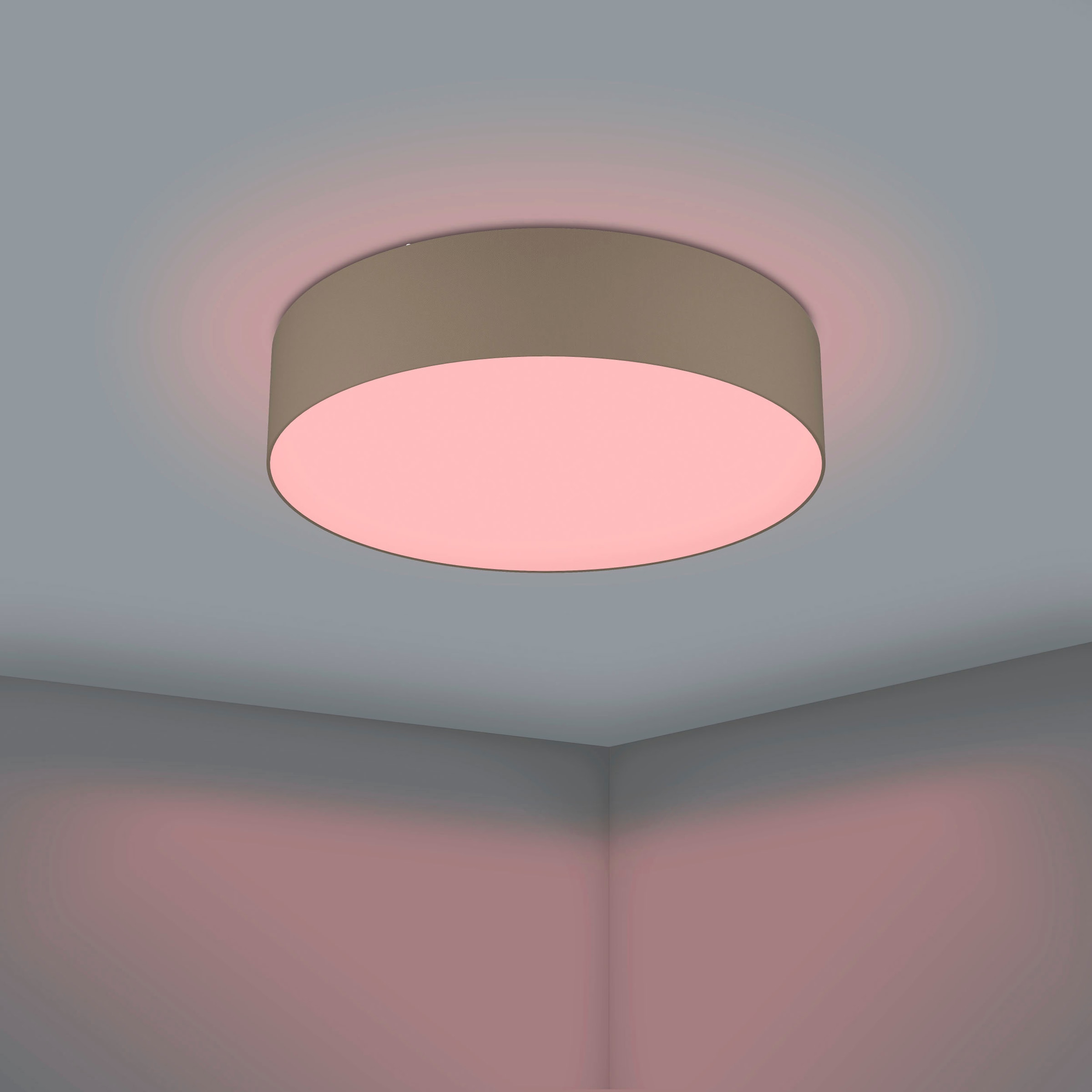 EGLO Deckenleuchte »ROMAO-Z«, Leuchtmittel LED-Modul | LED fest integriert, Deckenleuchte in weiß aus Stahl - 35W - warmweiß - kaltweiß
