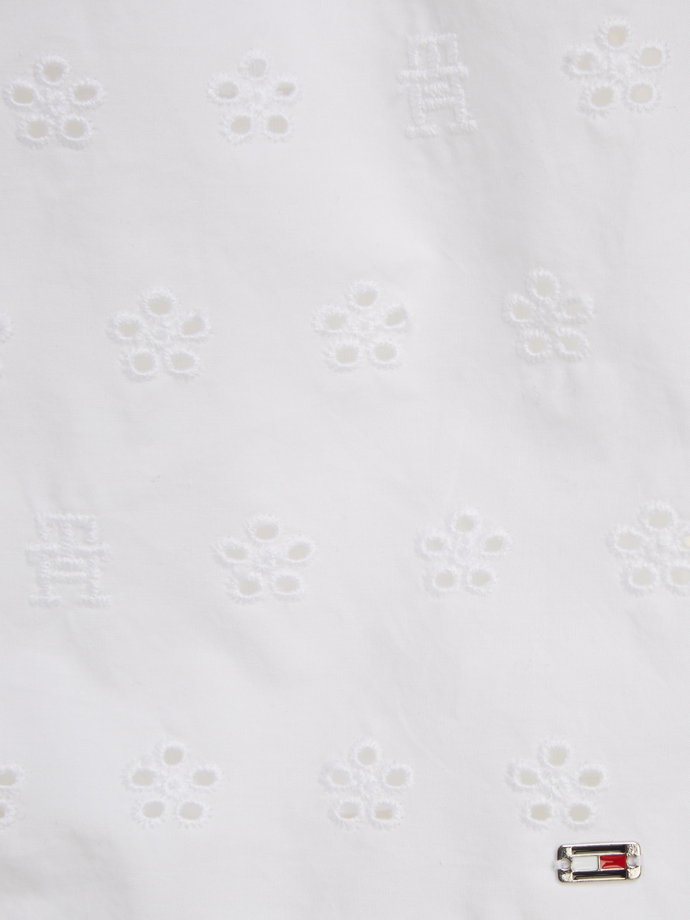 Tommy Hilfiger Minikleid »BRODERIE ANGLAISE MONOGRAM DRESS«, Kinder bis 16 Jahre