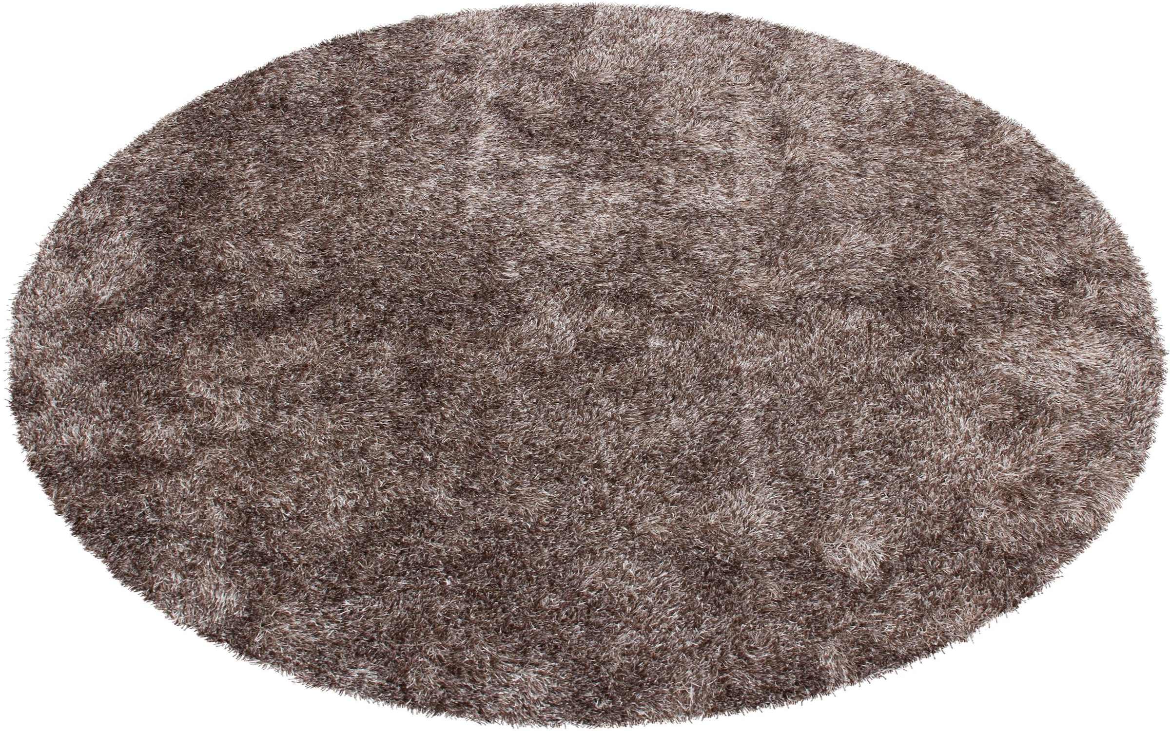 calo-deluxe Hochflor-Teppich »Masada 900«, rund, 40 mm Höhe, Wohnzimmer