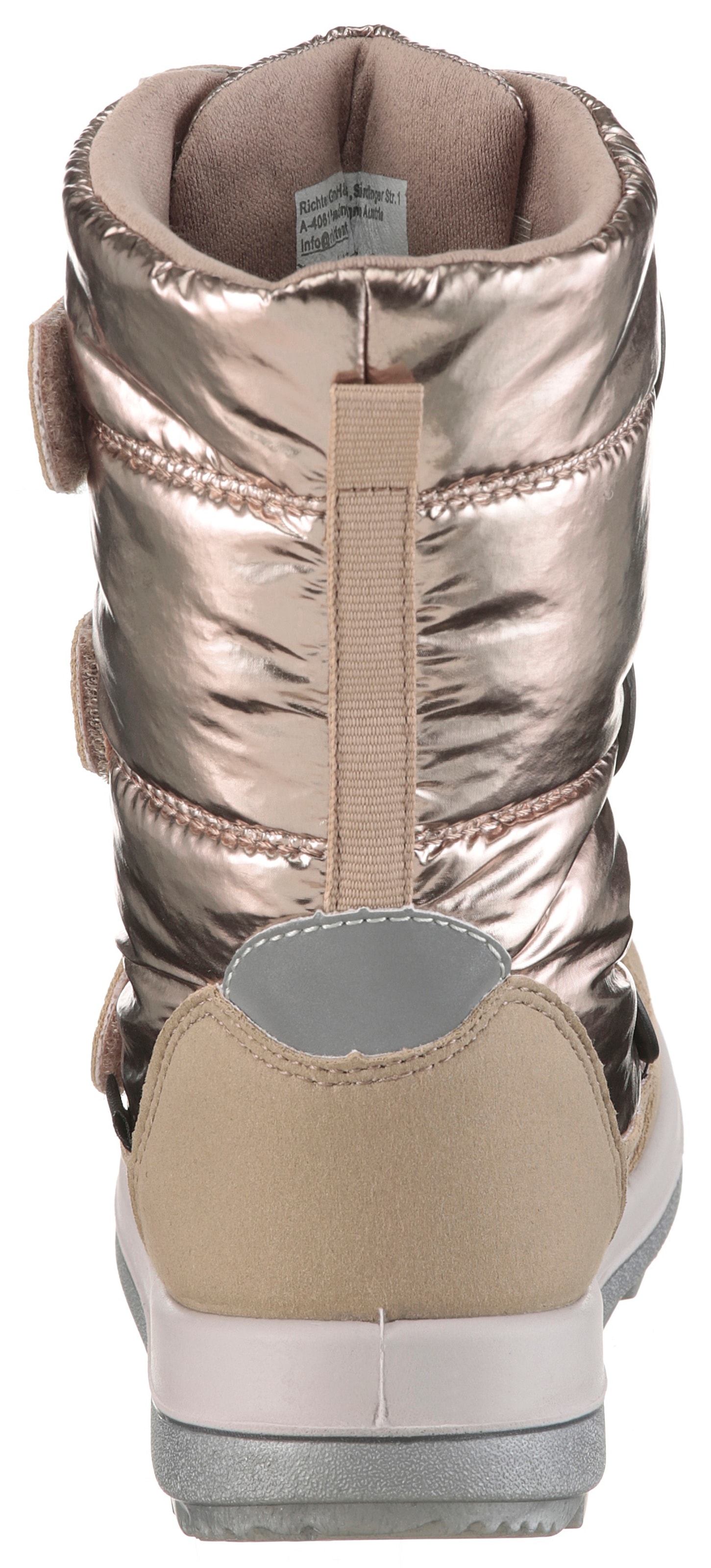 Richter Winterstiefel »Husky WMS: Weit«  Klettstiefel mit wasserdichtem Sympatex, Größenschablone zum Download