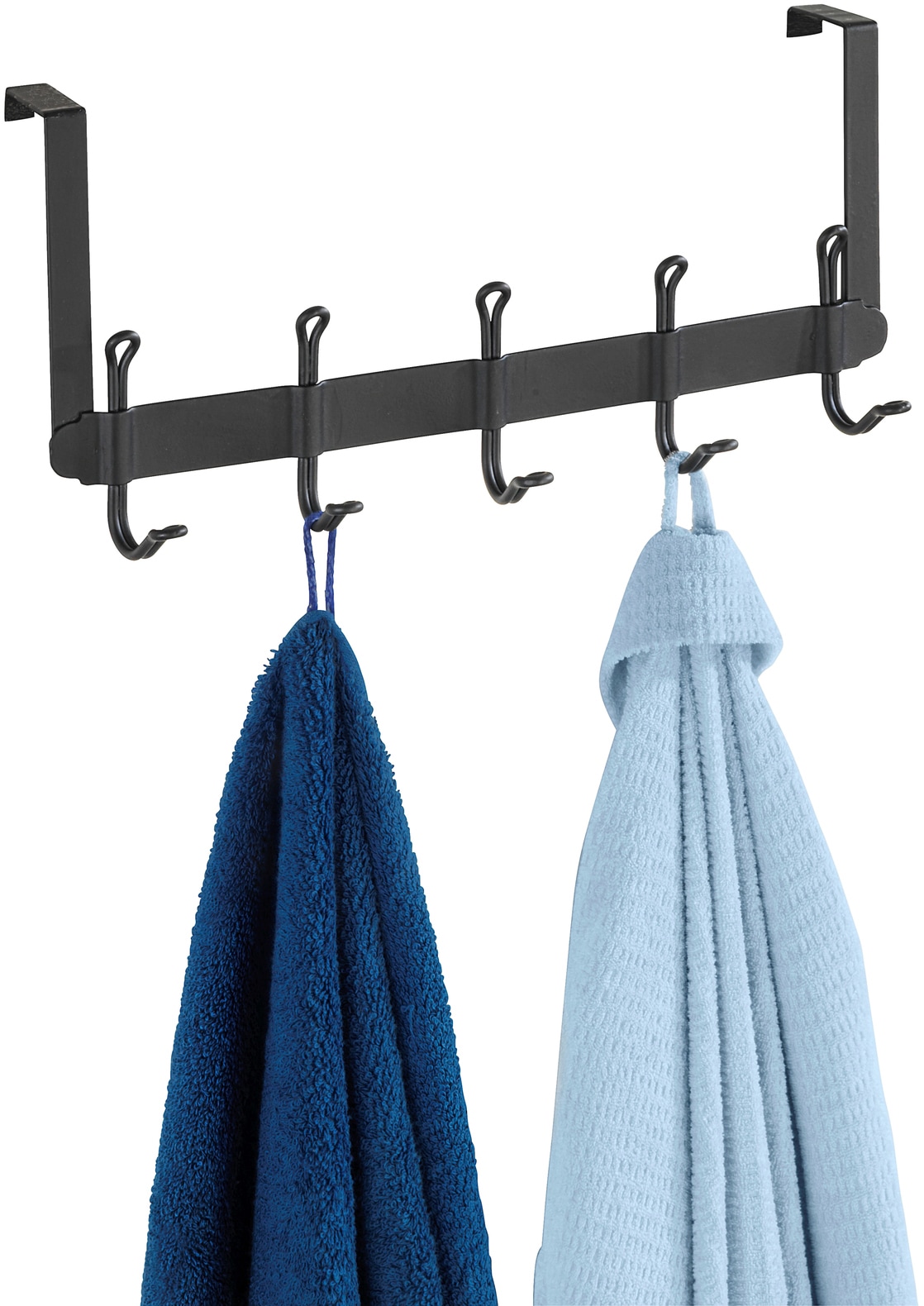 WENKO Türhaken »Modell Nostalgie«, Türgarderobe, Hakenleiste mit 5 Haken, für einen Türfalz von 2 cm