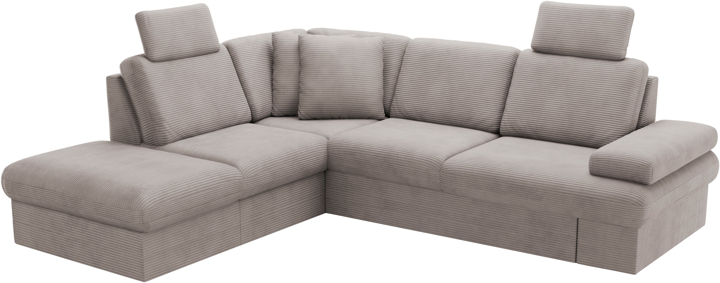 sit&more Ecksofa »Moreno«, mit Armteilverstellung,wahlweise mit Bettfunktion