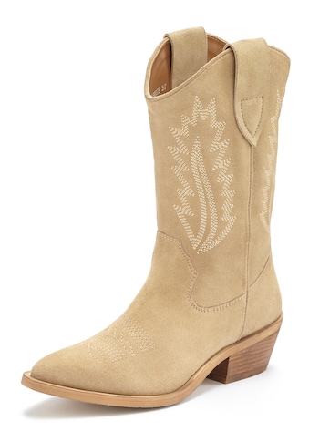 Cowboy Boots, aus hochwertigem Leder