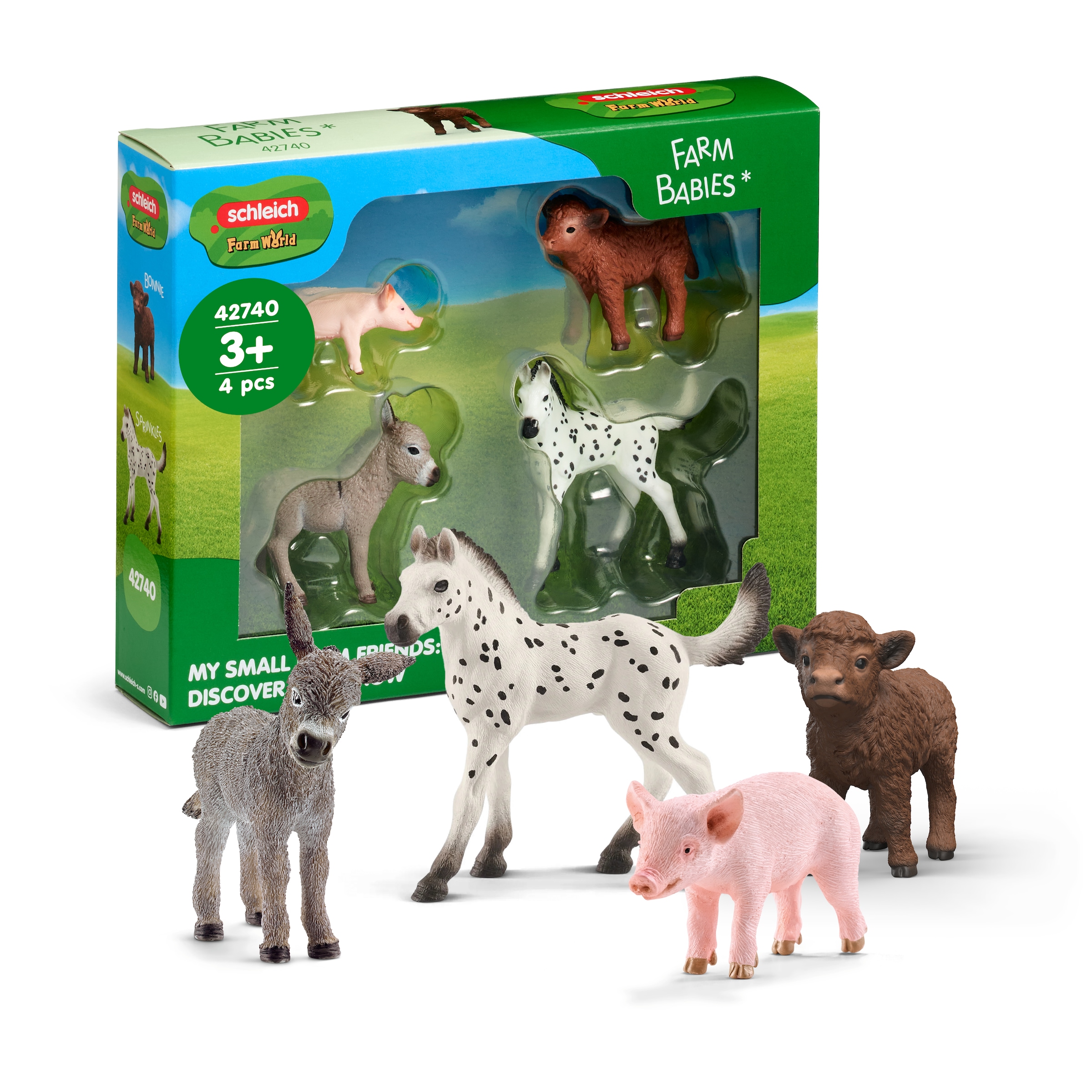 Schleich® Spielfigur »FARM WORLD, Bauernhof Babys (42740)«