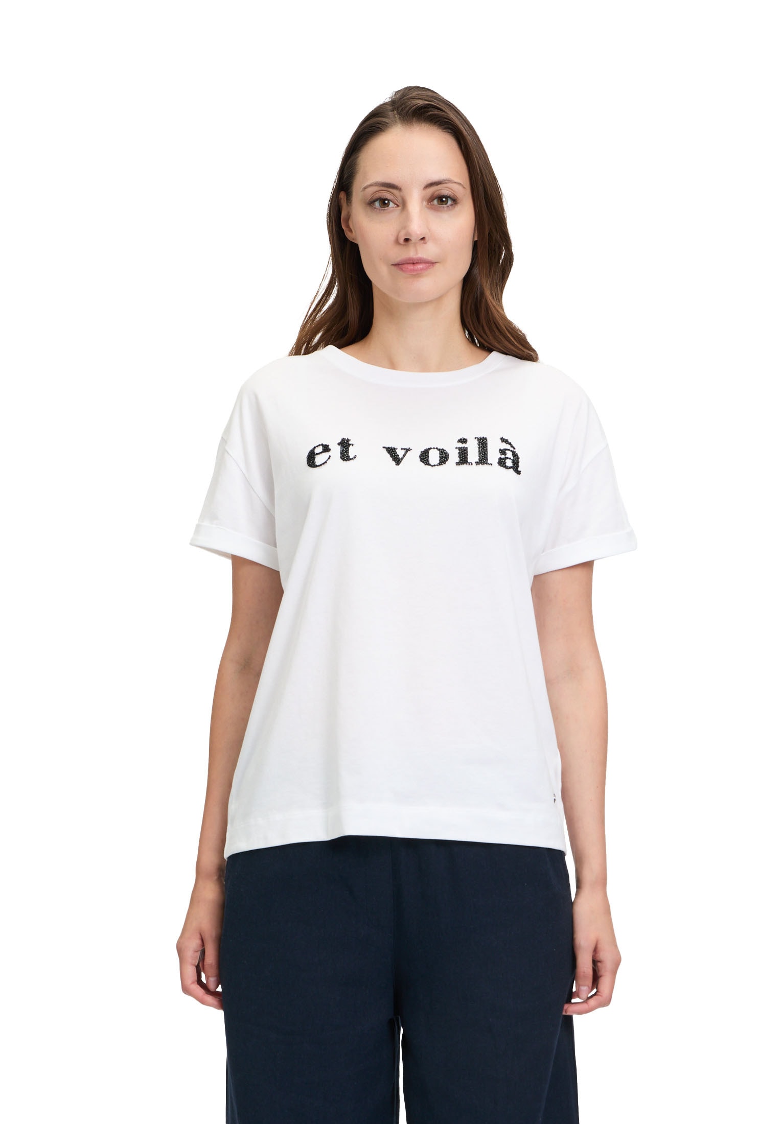 Betty&Co T-Shirt »Casual-Shirt mit Stickerei«