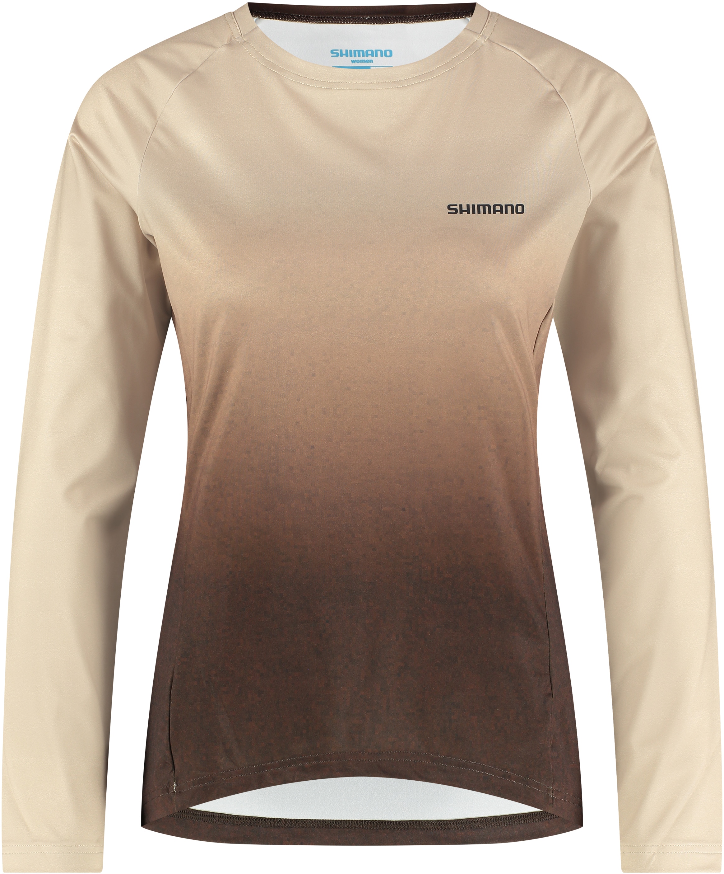 Radtrikot »Woman's SAIKO Long Sleeve warm Printed, Feather Beige«