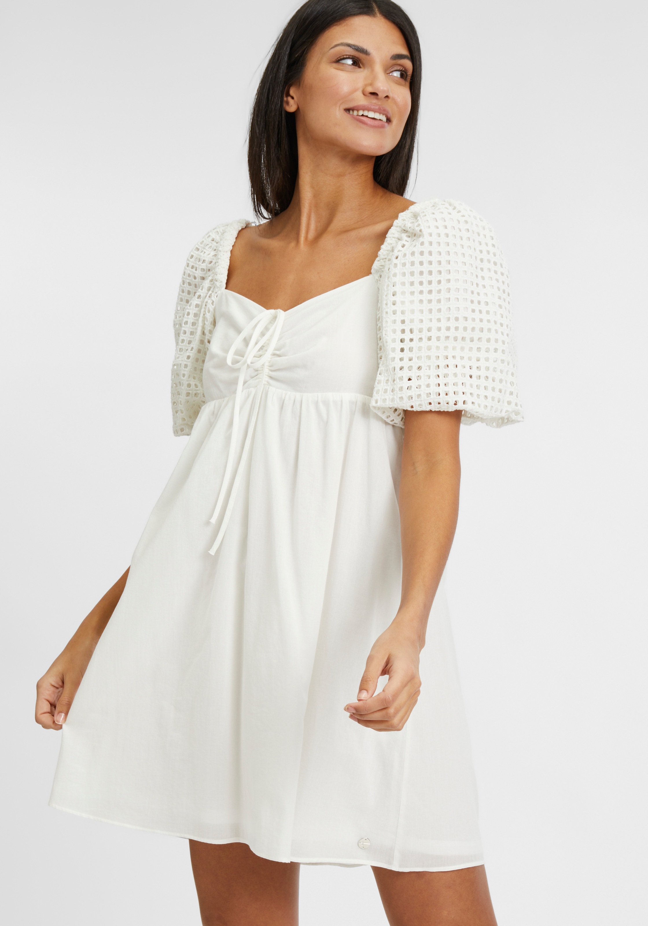 Tamaris Babydollkleid, mit voluminösen Puffärmeln kaufen