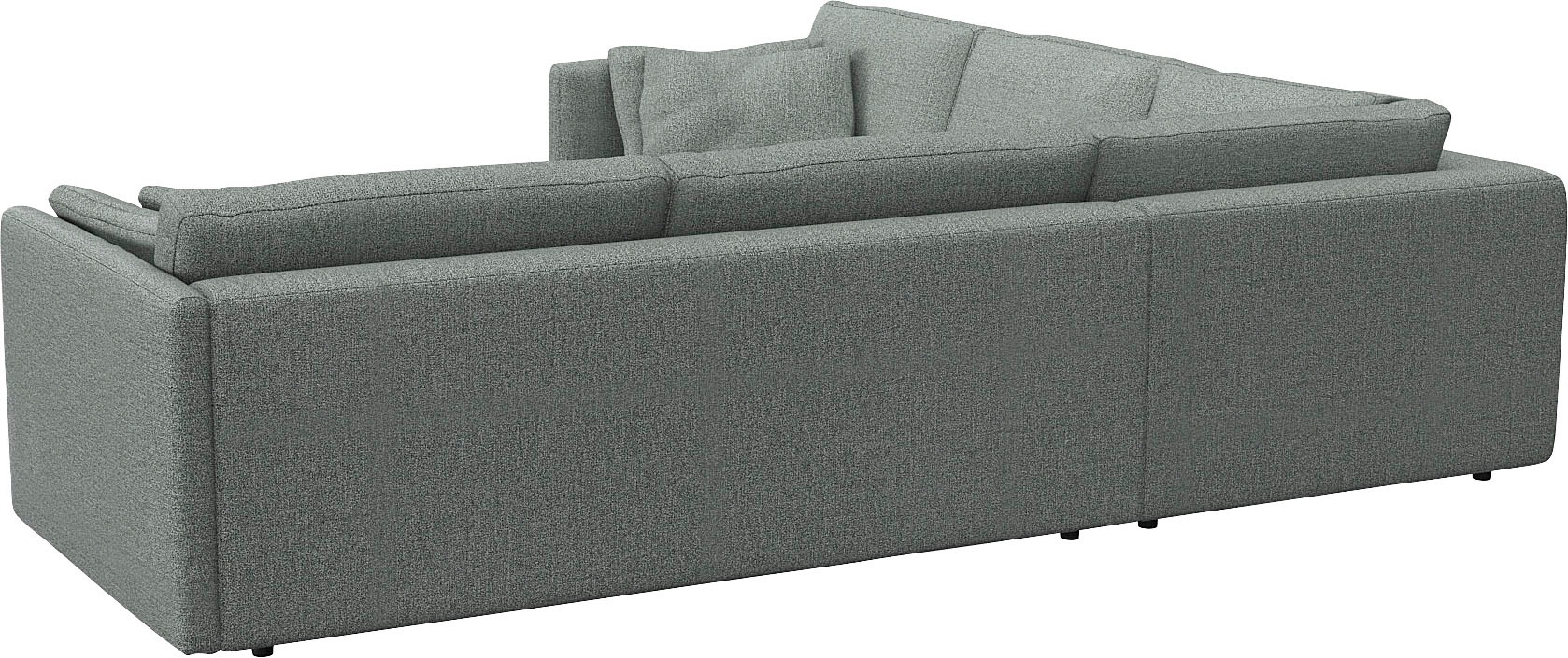 FLEXLUX Ecksofa »Lovane, elegant und zeitlos, bequem, L-Form«, Weich & anschmiegsam, große Sitztiefe auf Kaltschaum, Dekokissen inkl.