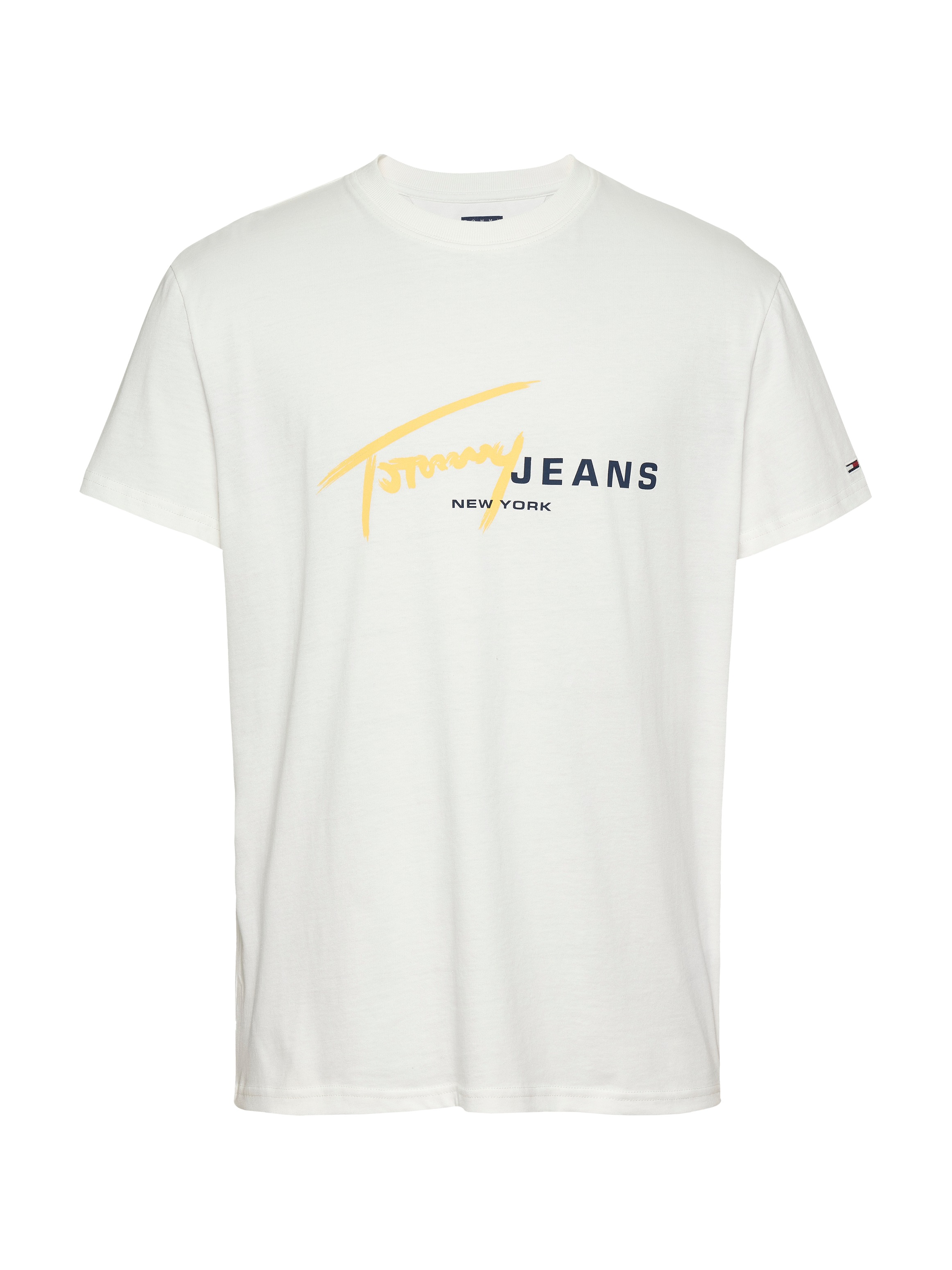 Tommy Jeans Kurzarmshirt »TJM REG SIGNTR DNA TEE EXT«, Mit Rundhalsausschnitt
