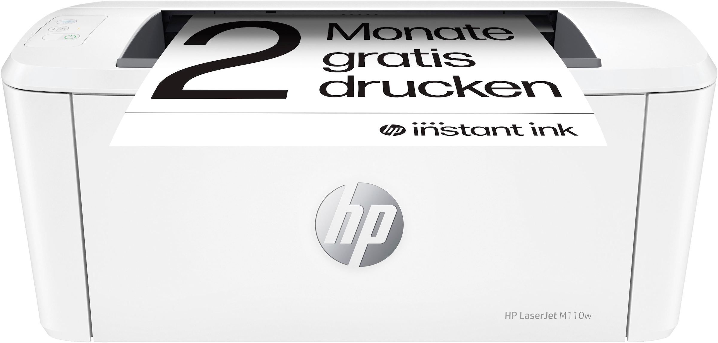 HP Schwarz-Weiß Laserdrucker »LaserJet M110w«, 2 Monate gratis Drucken mit HP Instant Ink inklusive