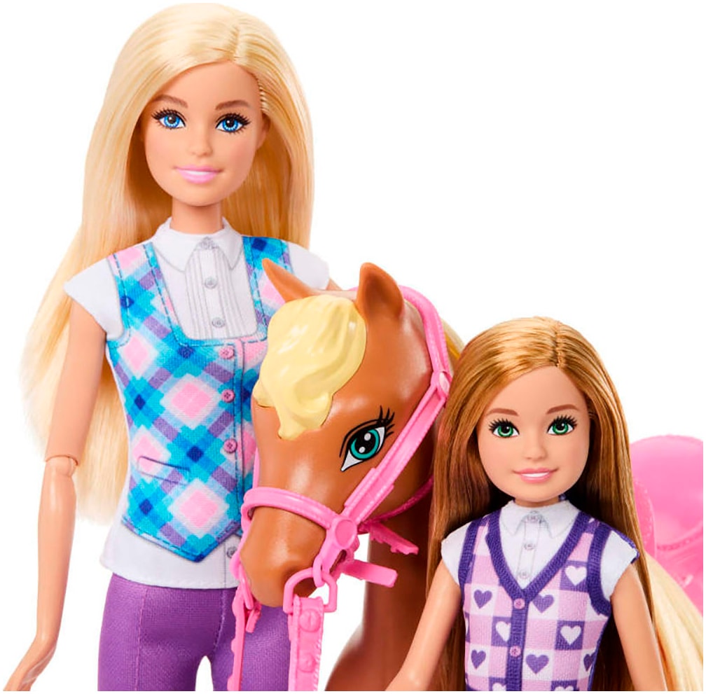 Barbie Anziehpuppe »Barbie Sisters Riding Lesson«
