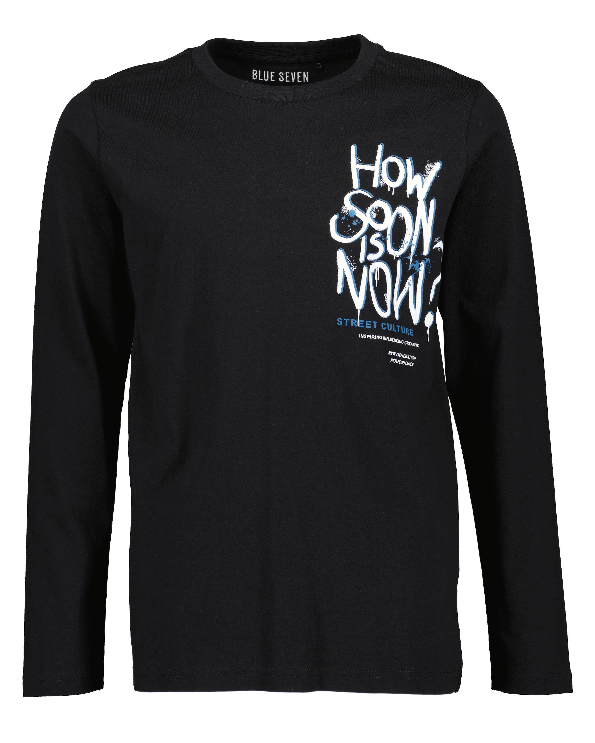 Blue Seven Langarmshirt Packung, 2 Stk. tlg. mit coolen Frontmotiven
