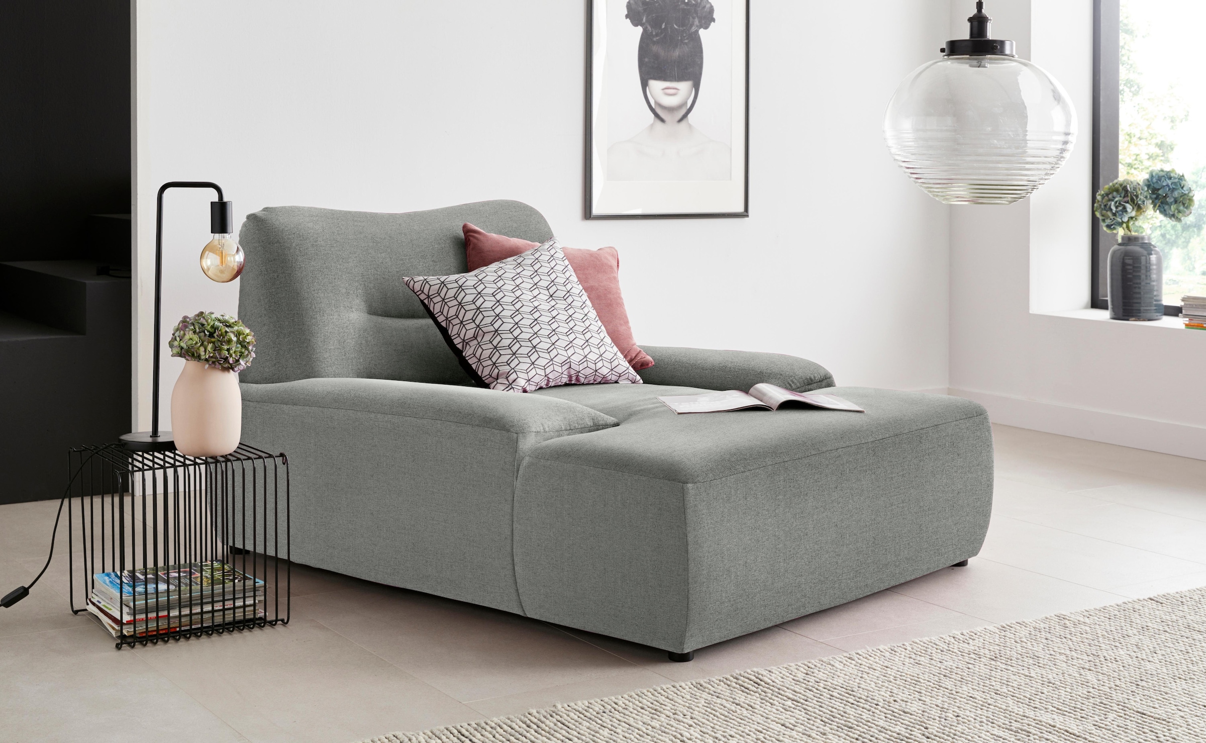 DOMO collection Loveseat »Cesena Designsessel zum Kuscheln, komfortabel zum Relaxen«, bequem und stylish, frei im Raum stellbar